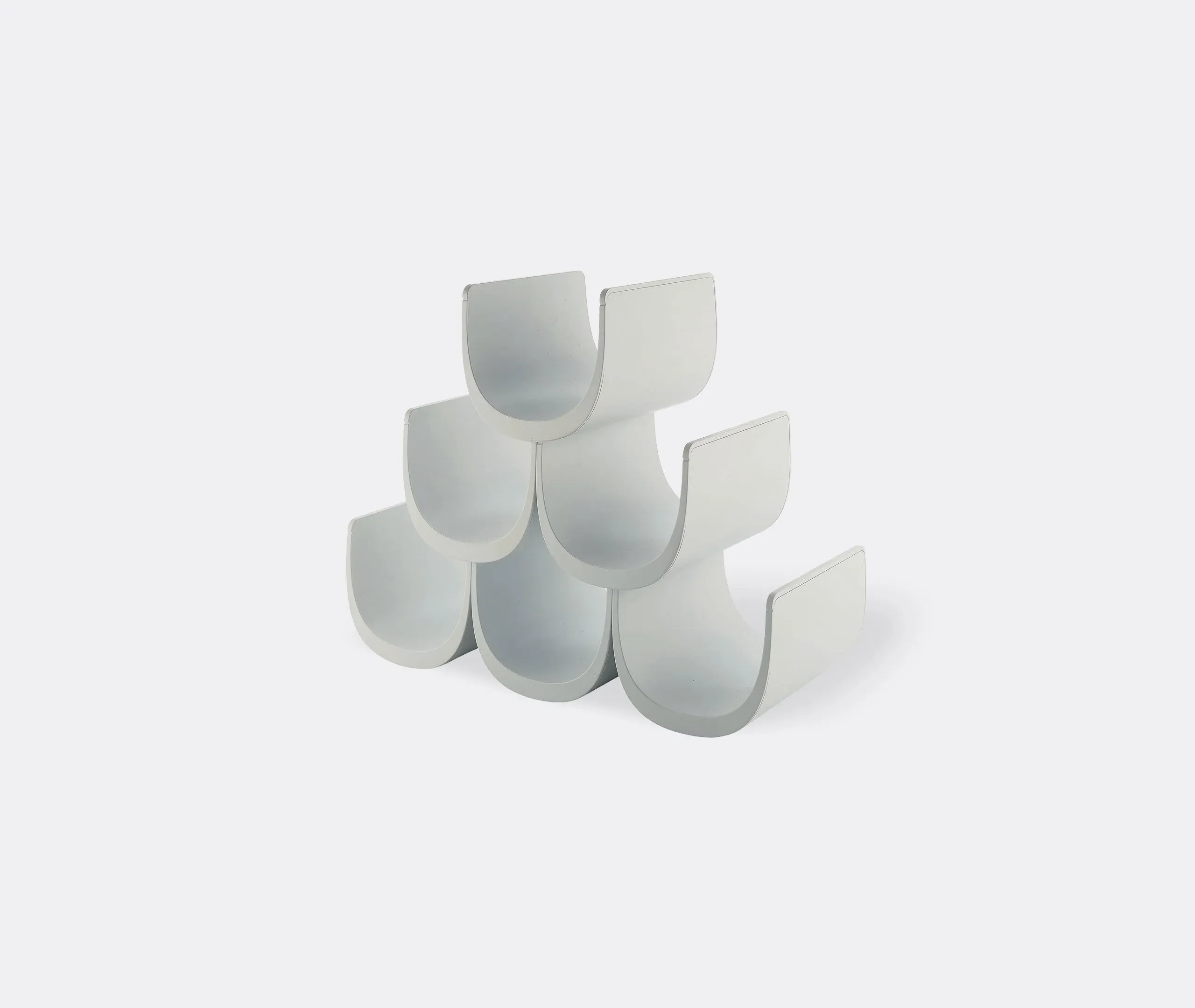 6-Module Bottle Holder - White, Thermoplastic image