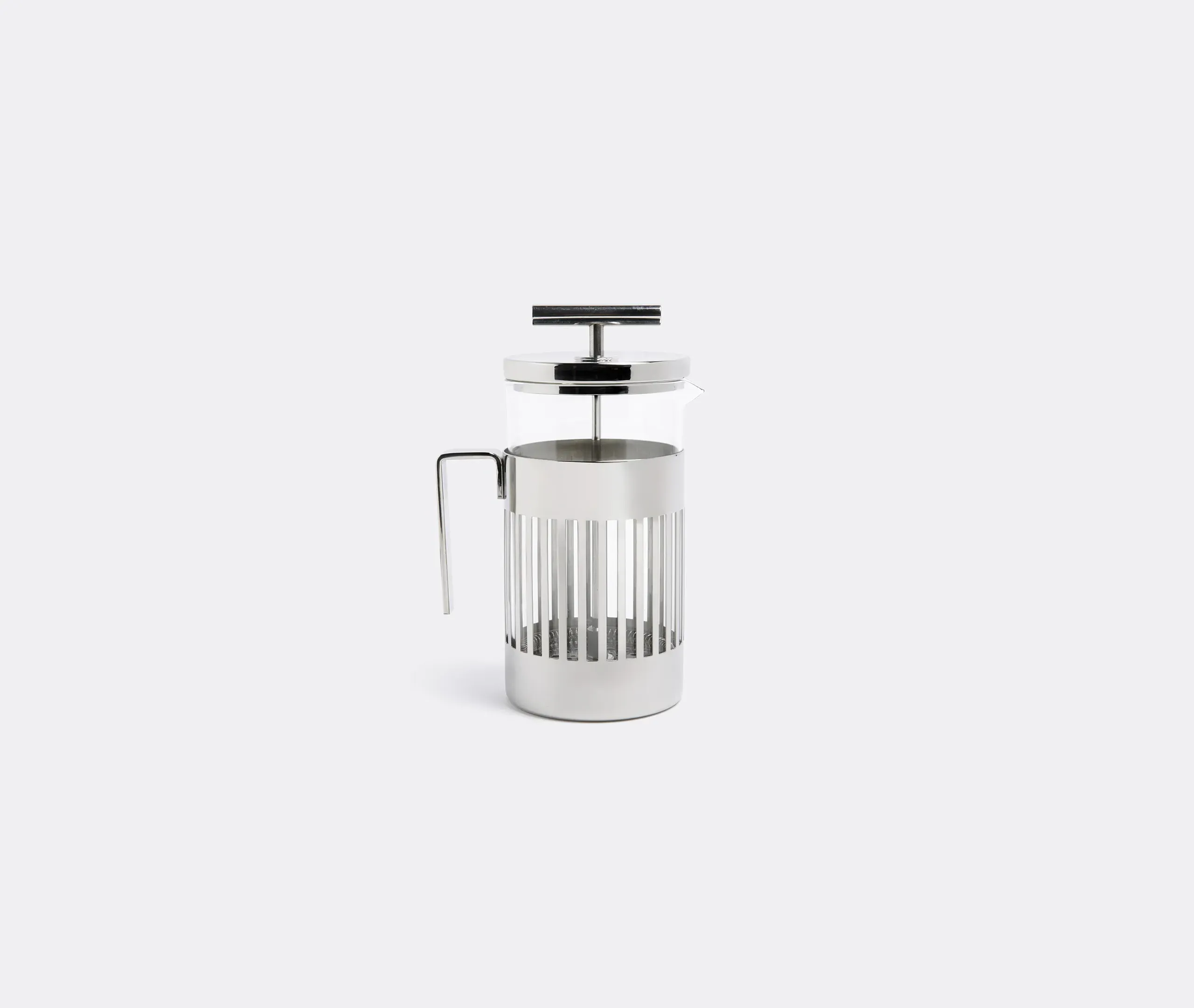 Alessi 9094 3-Cup Press Filter Coffee Maker - Silver