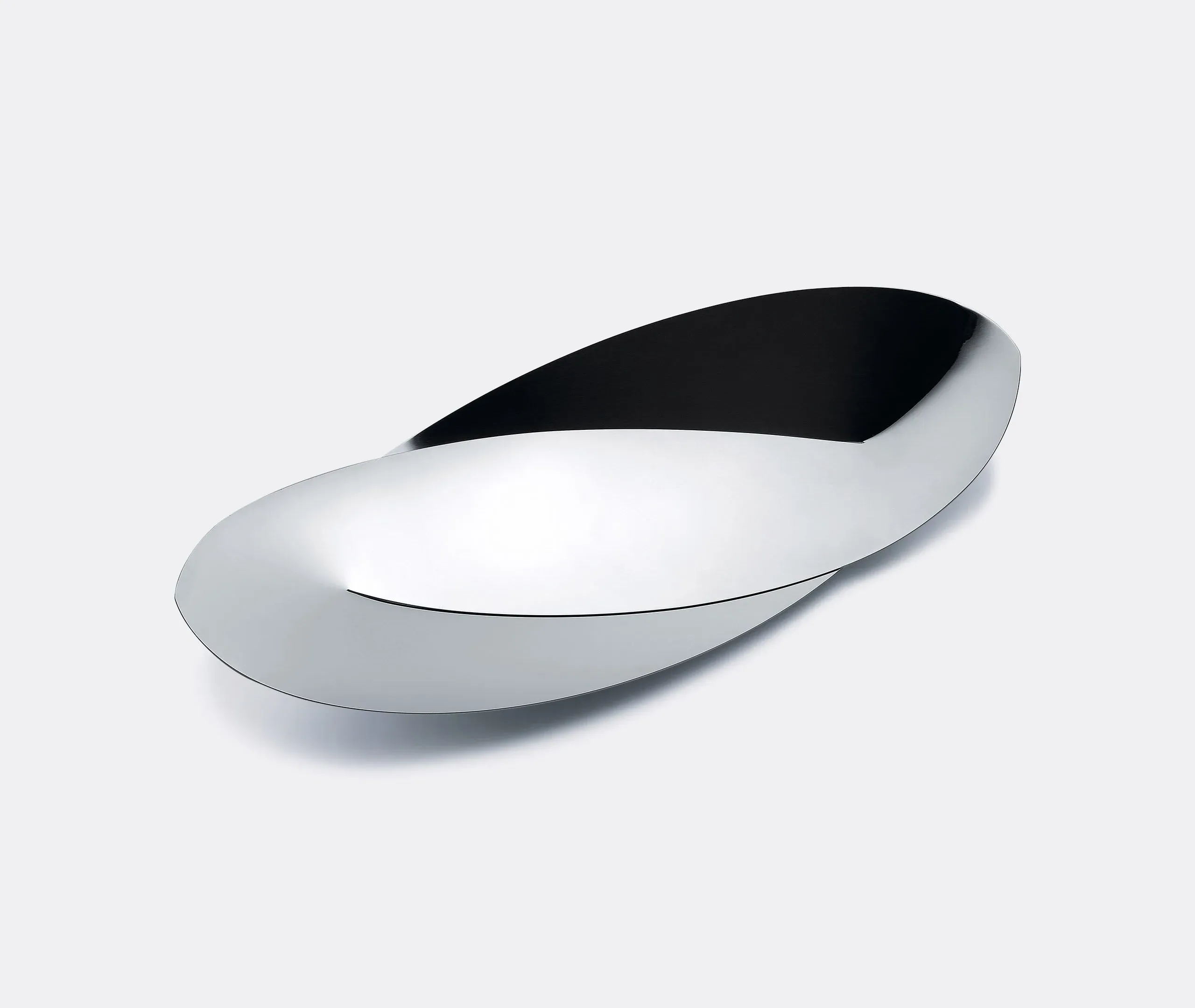 Bread Basket with Curved Design - Steel image