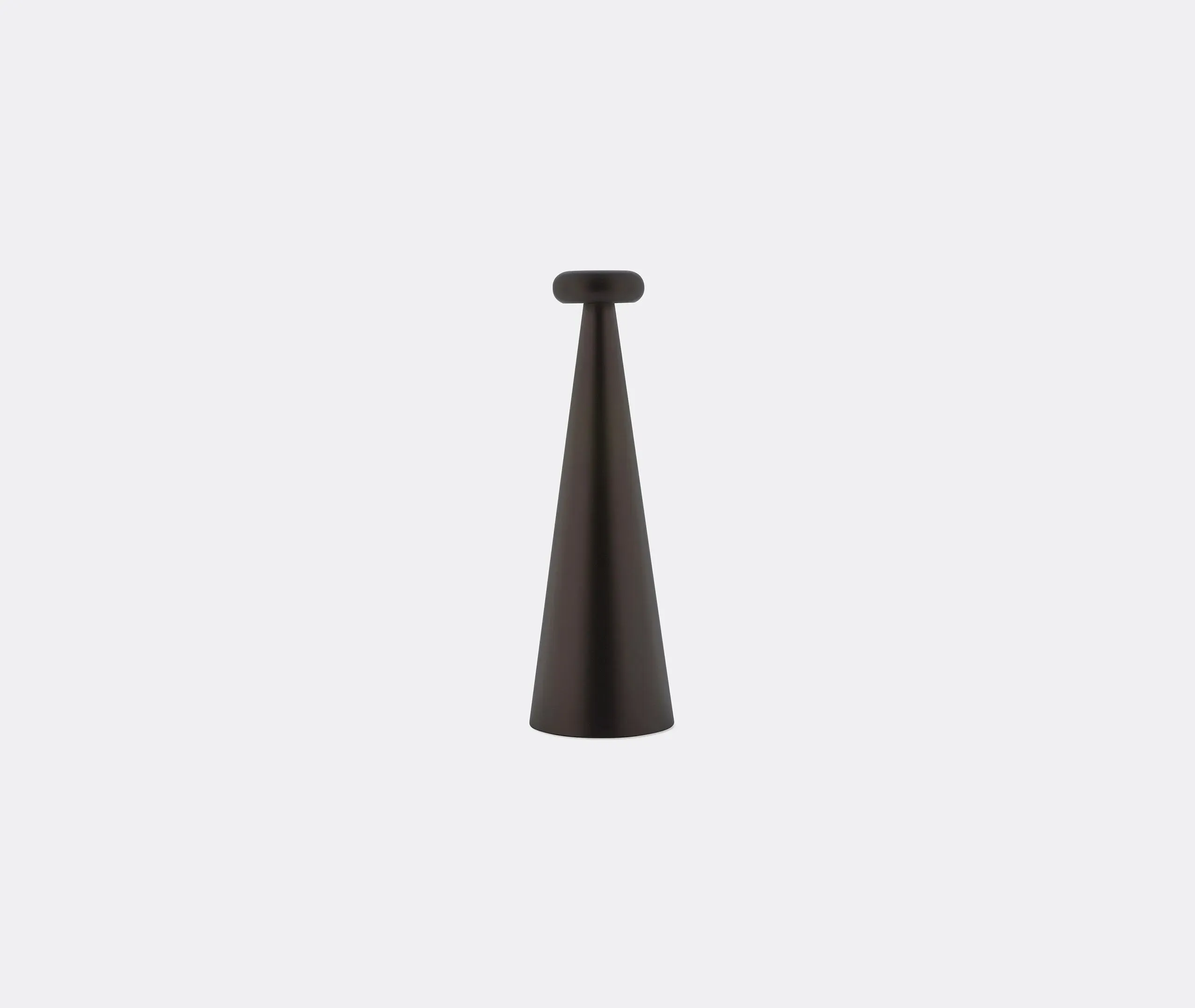 Conical Table Lamp with Touch Control - Brown image