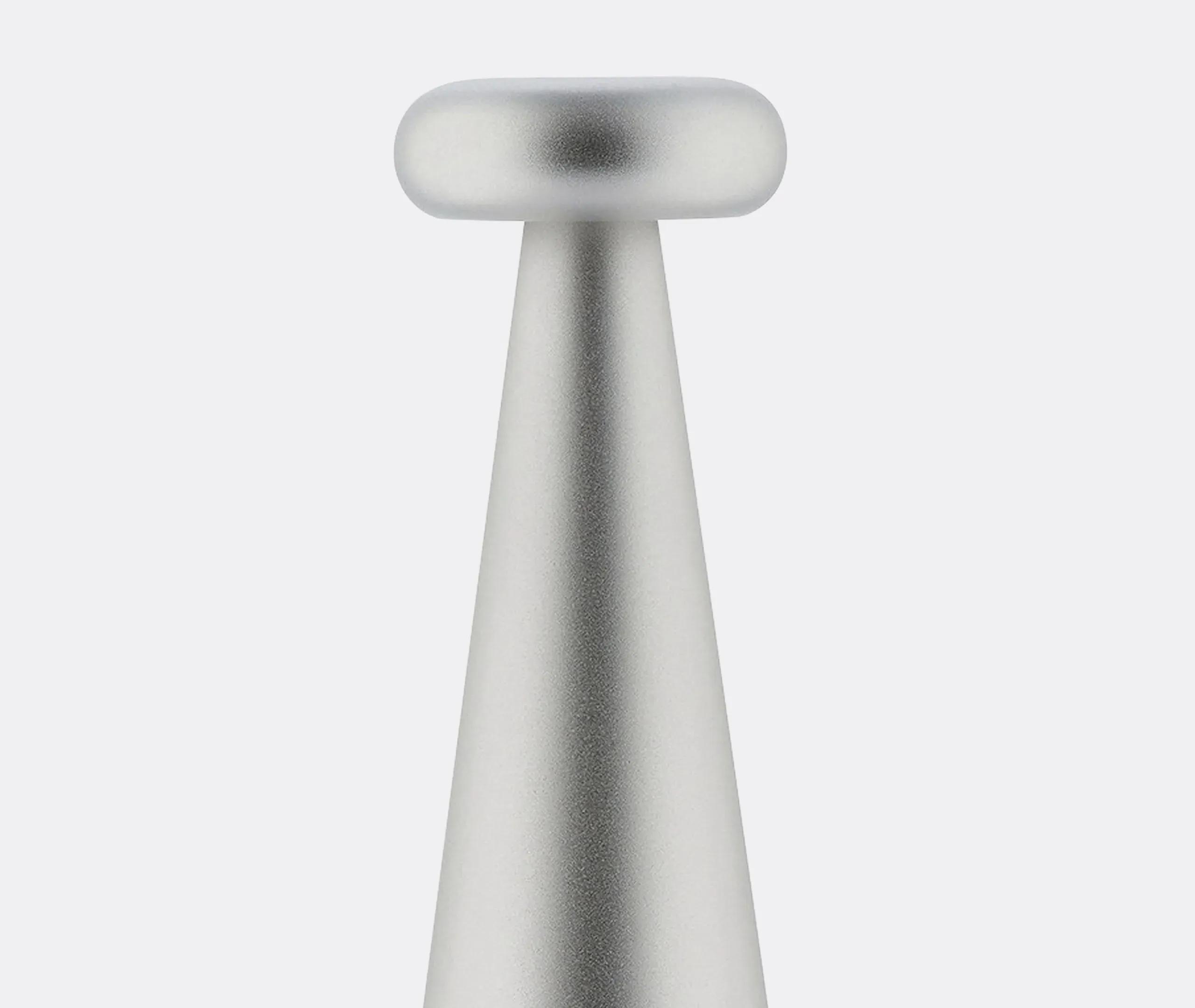 Conical Table Lamp with Touch Control - Grey