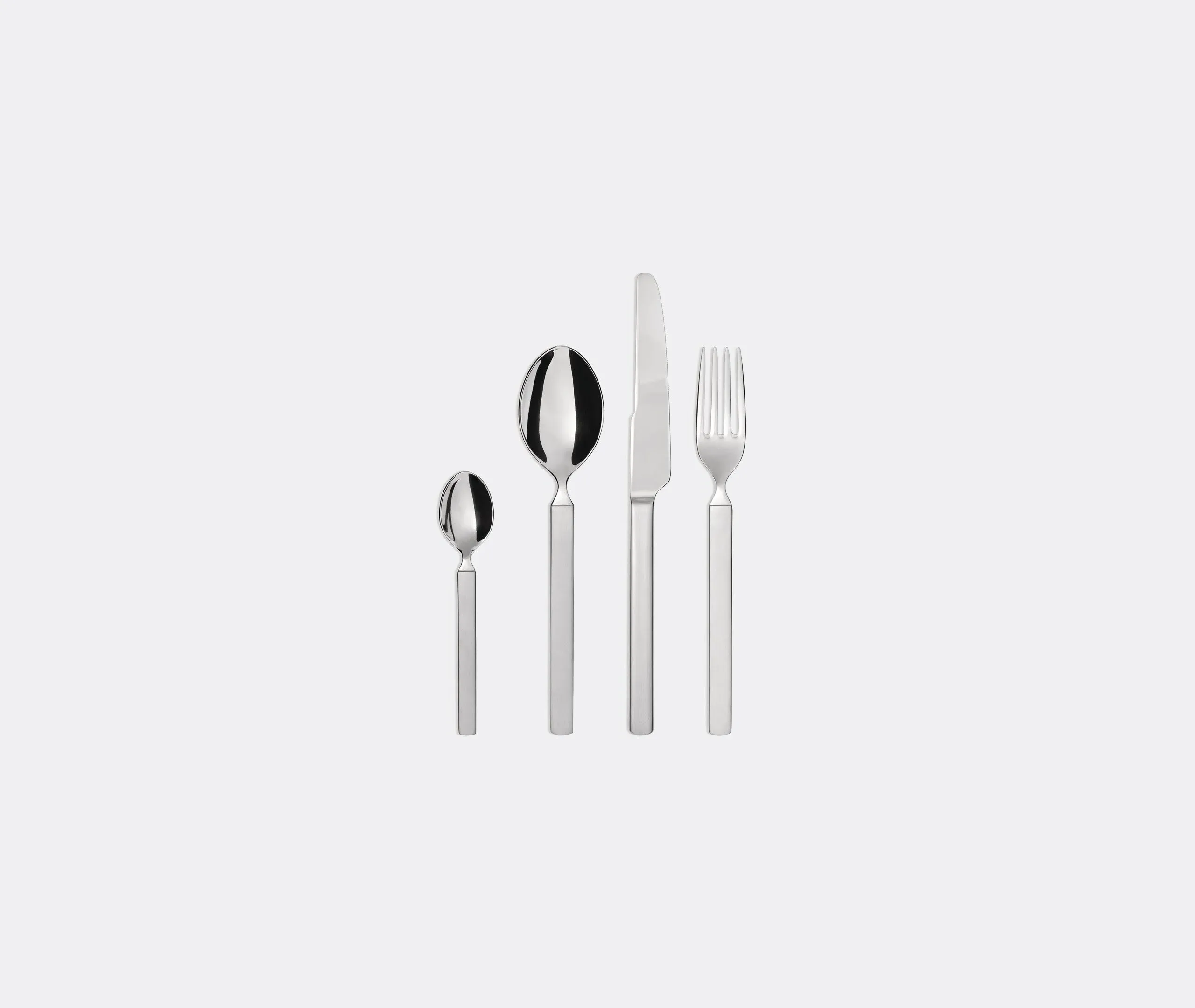 Dry Cutlery Set of 24 - Silver, Stainless Steel