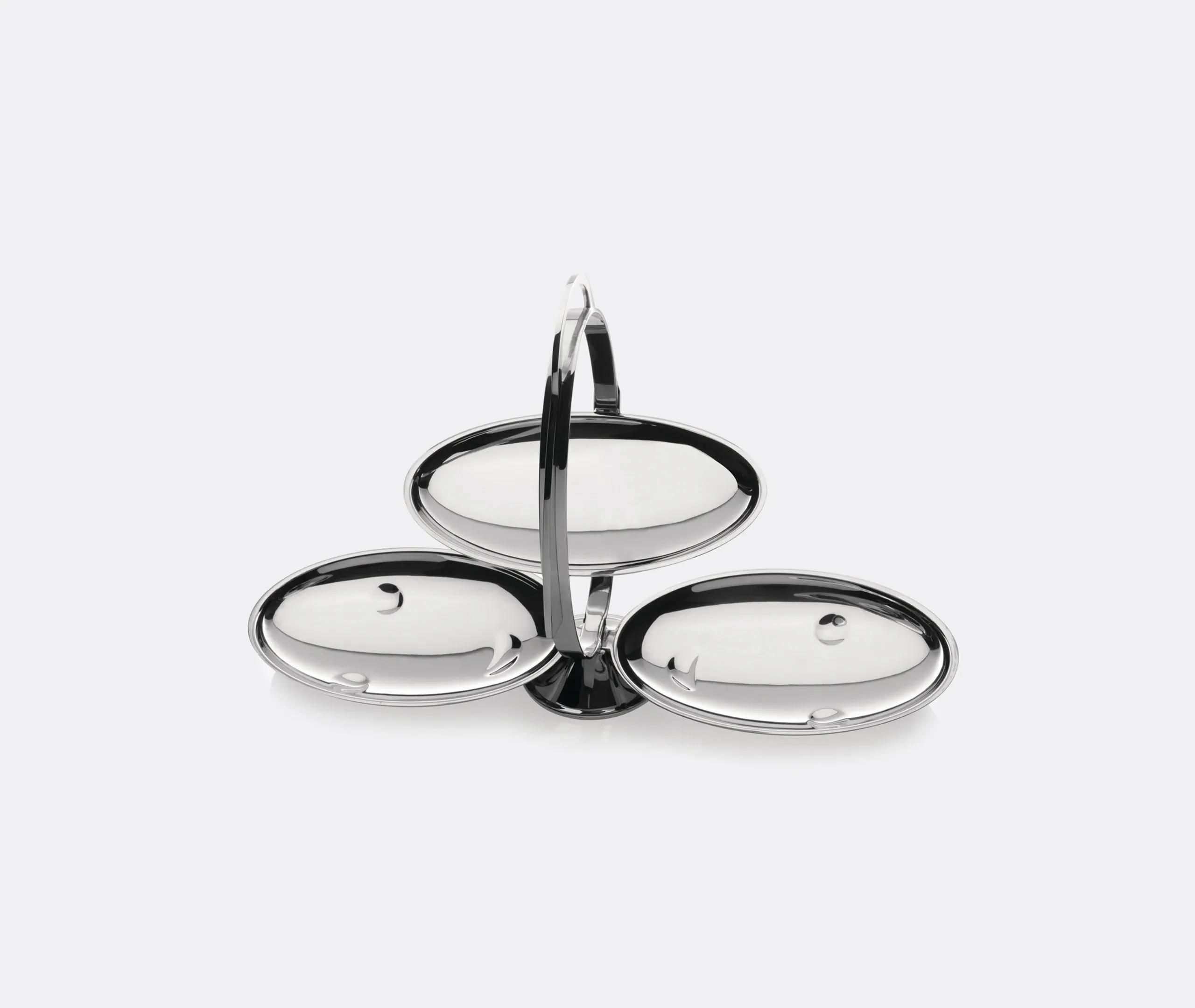 Folding Cake Stand - Silver, Stainless Steel image