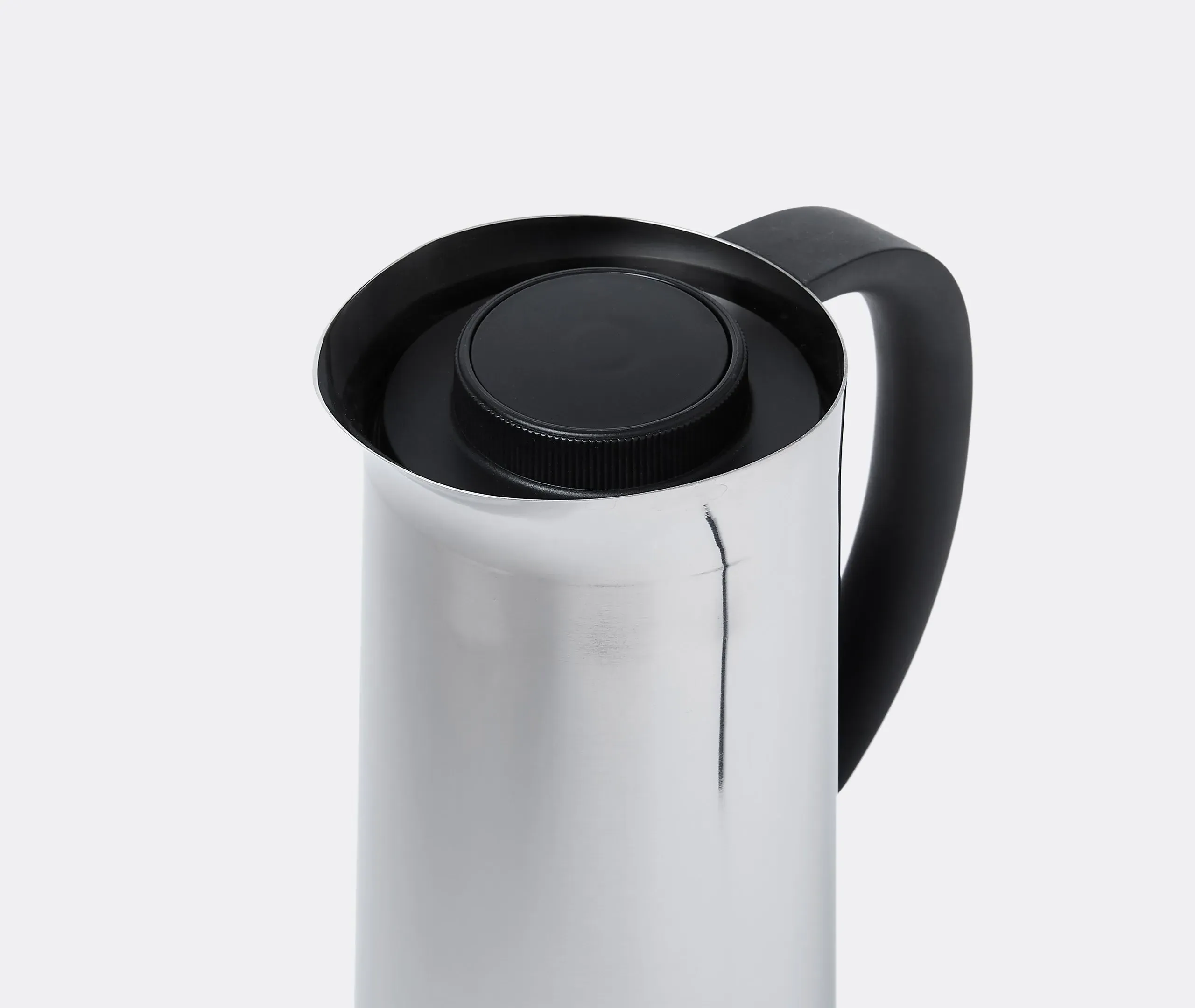 Insulated Jug with Push-Top Lid - Steel