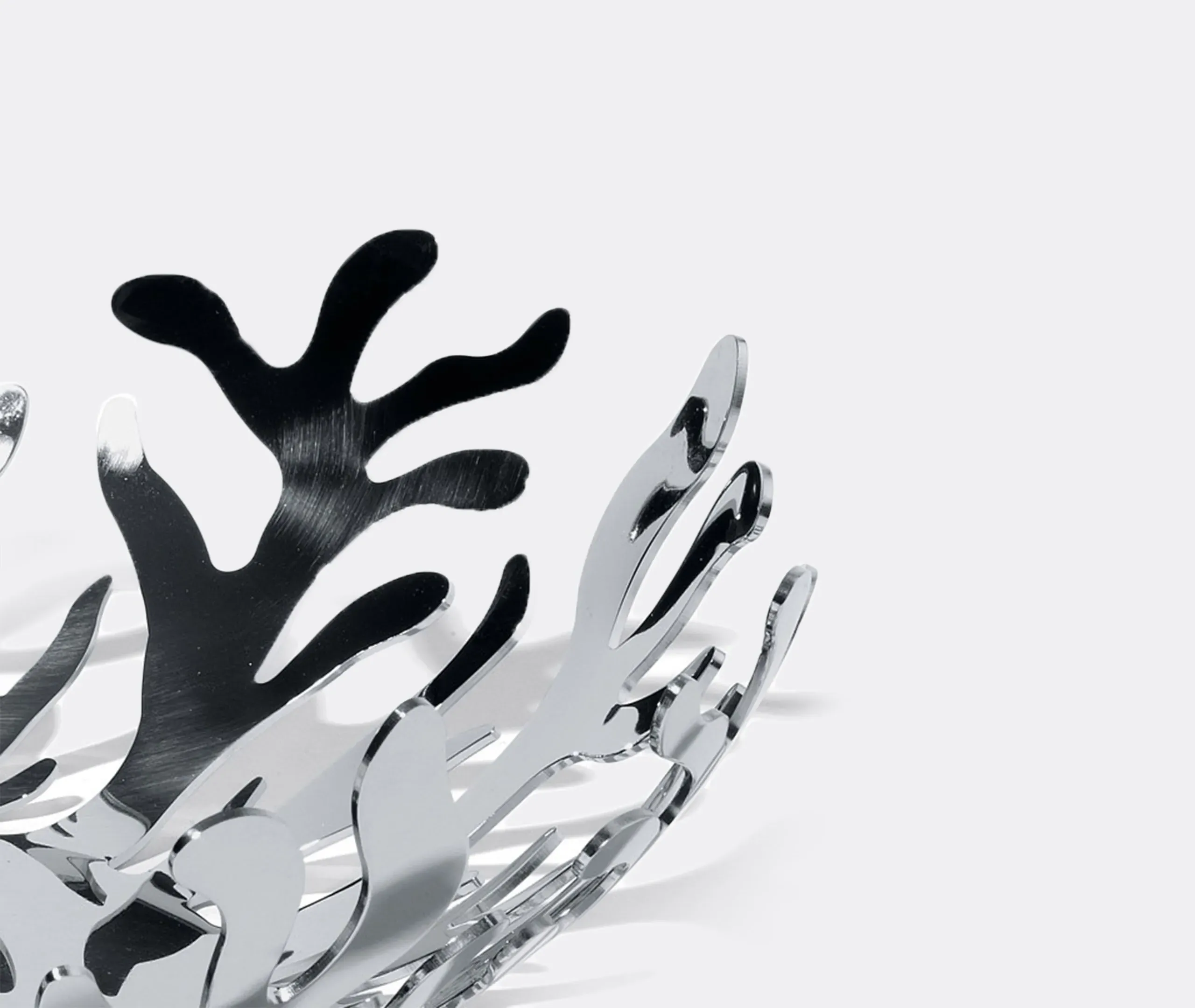 Large Fruit Holder with Ocean Design - Steel