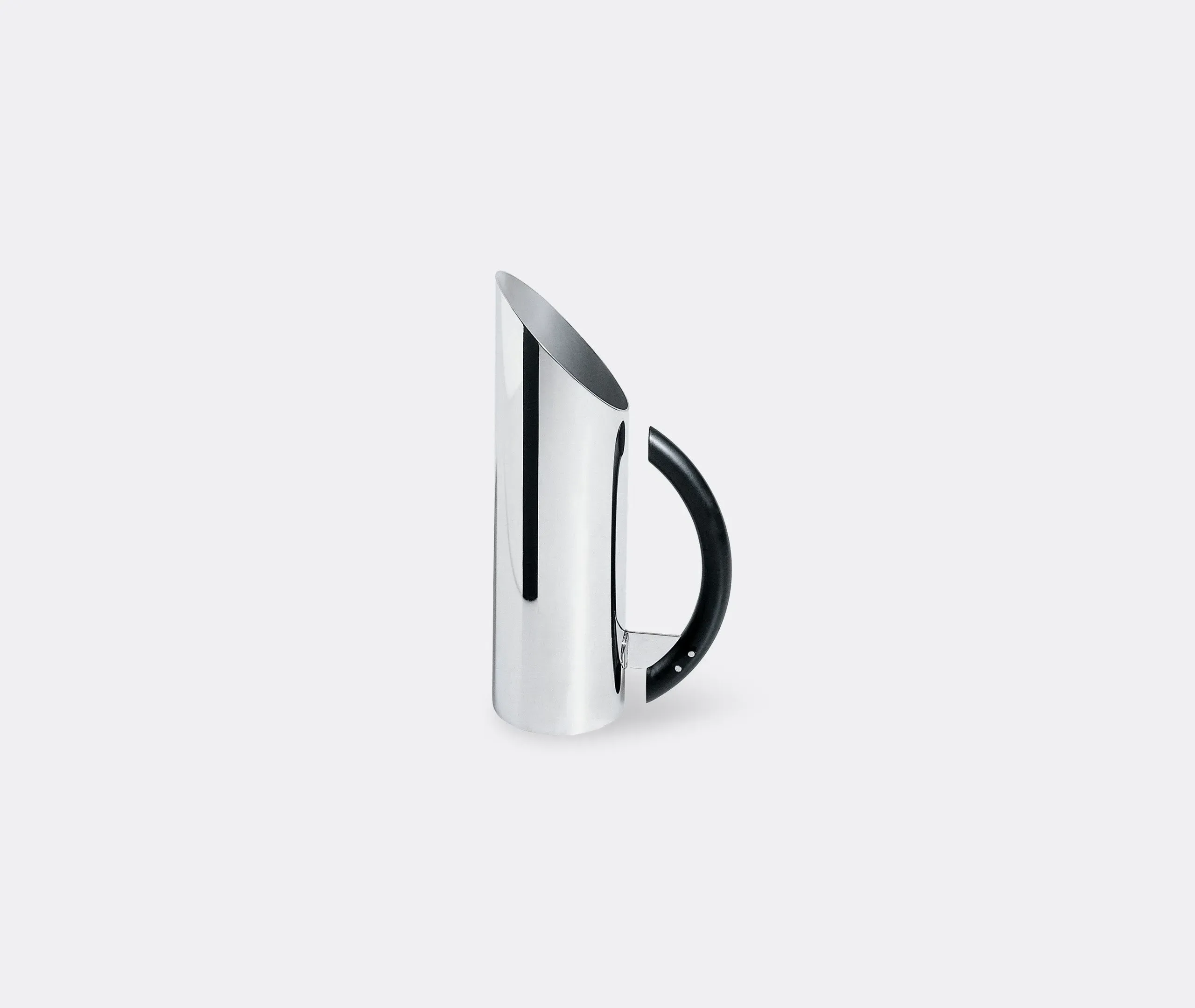 Pitcher with Handle - Black, Stainless Steel image