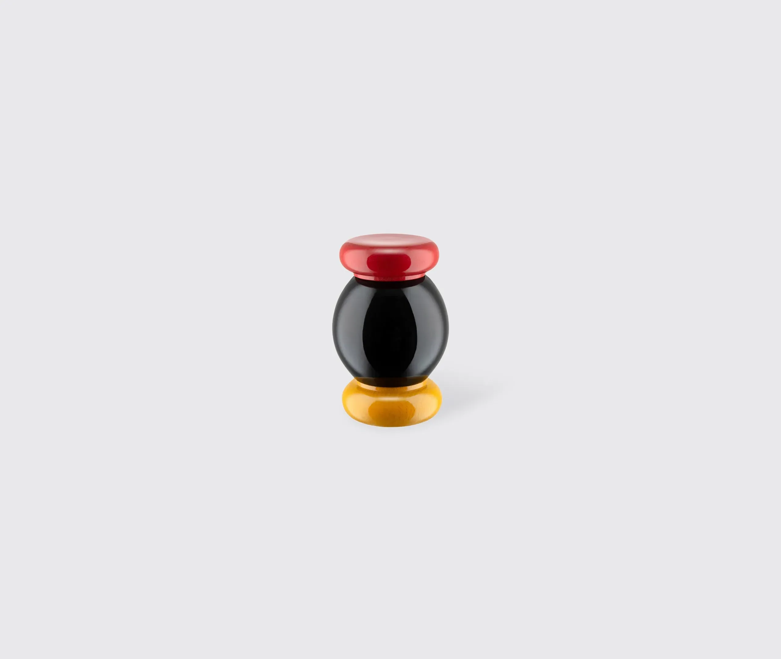 Short Spice Grinder - Black, Beechwood