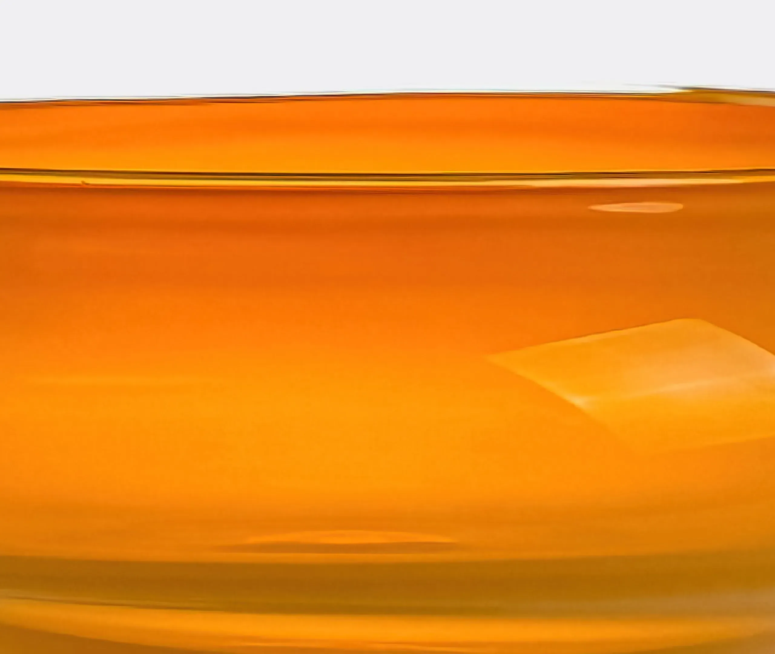 Gravity Bowl - Orange, Mouth-Blown Glass
