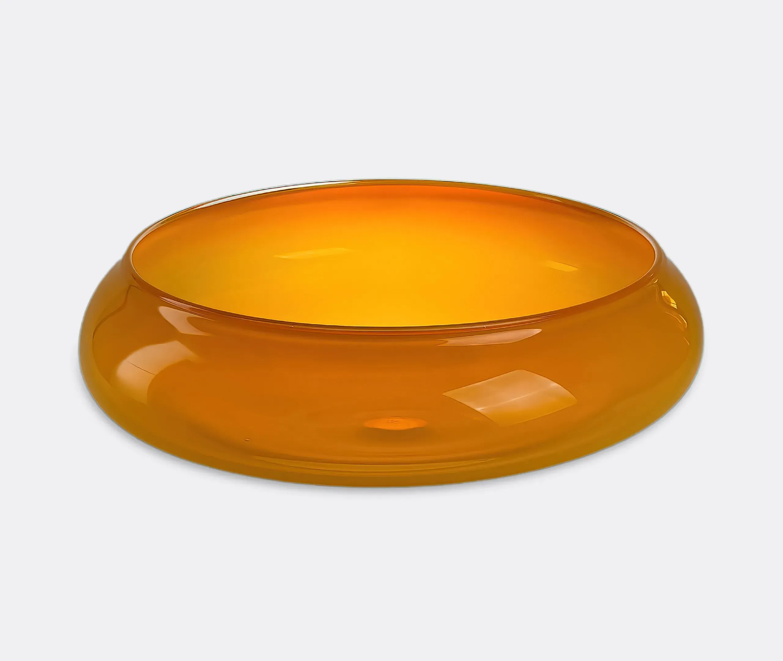Gravity Bowl - Orange, Mouth-Blown Glass