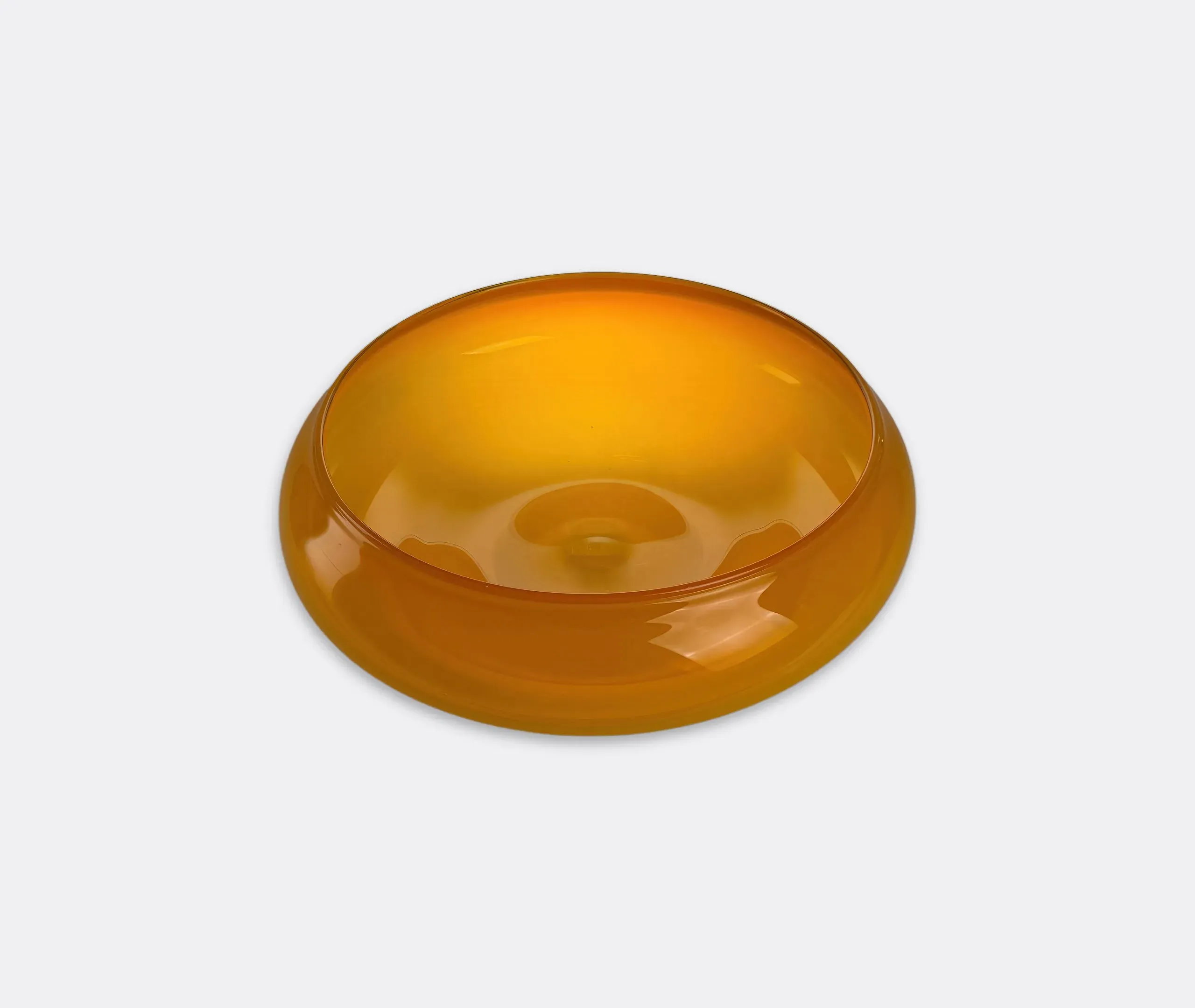 Gravity Bowl - Orange, Mouth-Blown Glass