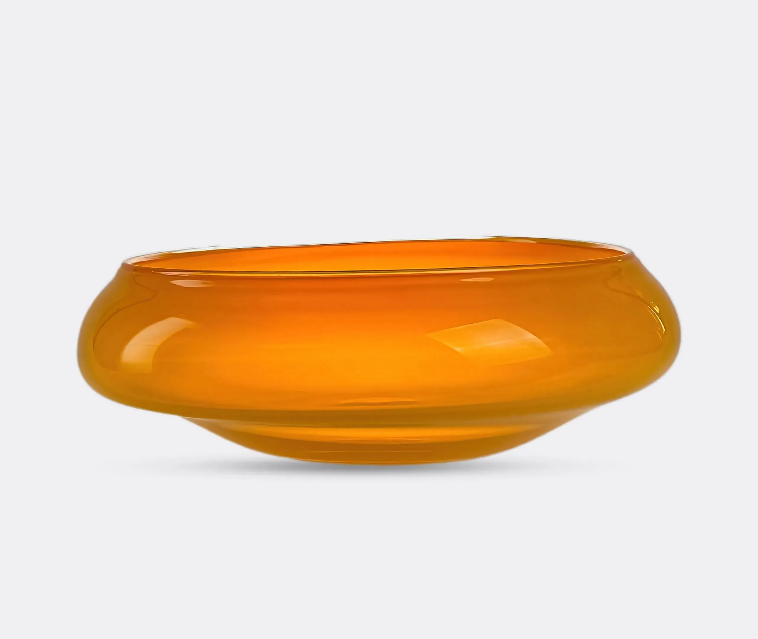 Gravity Bowl - Orange, Mouth-Blown Glass image