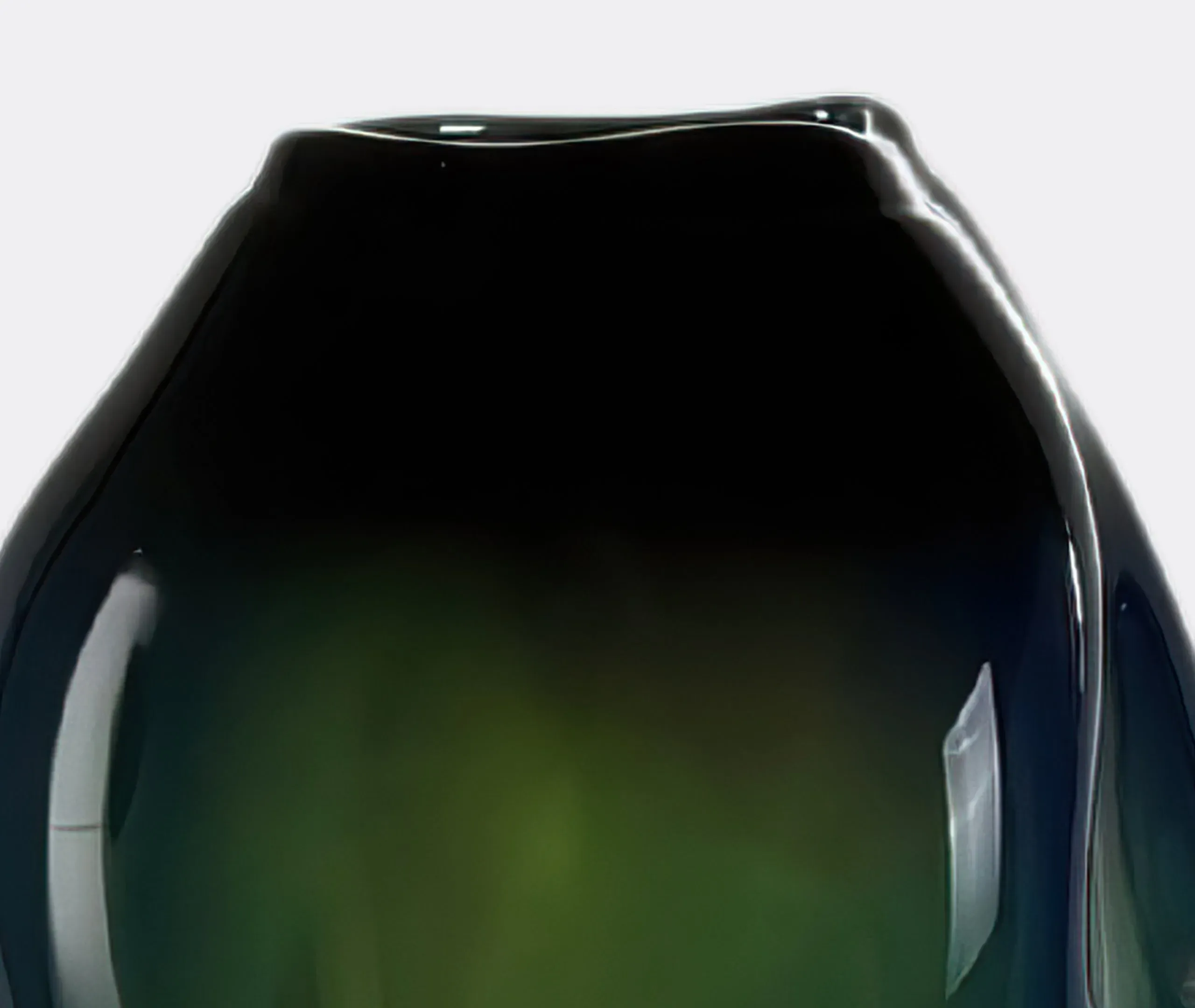 Meteorite Vase - Green, Glass