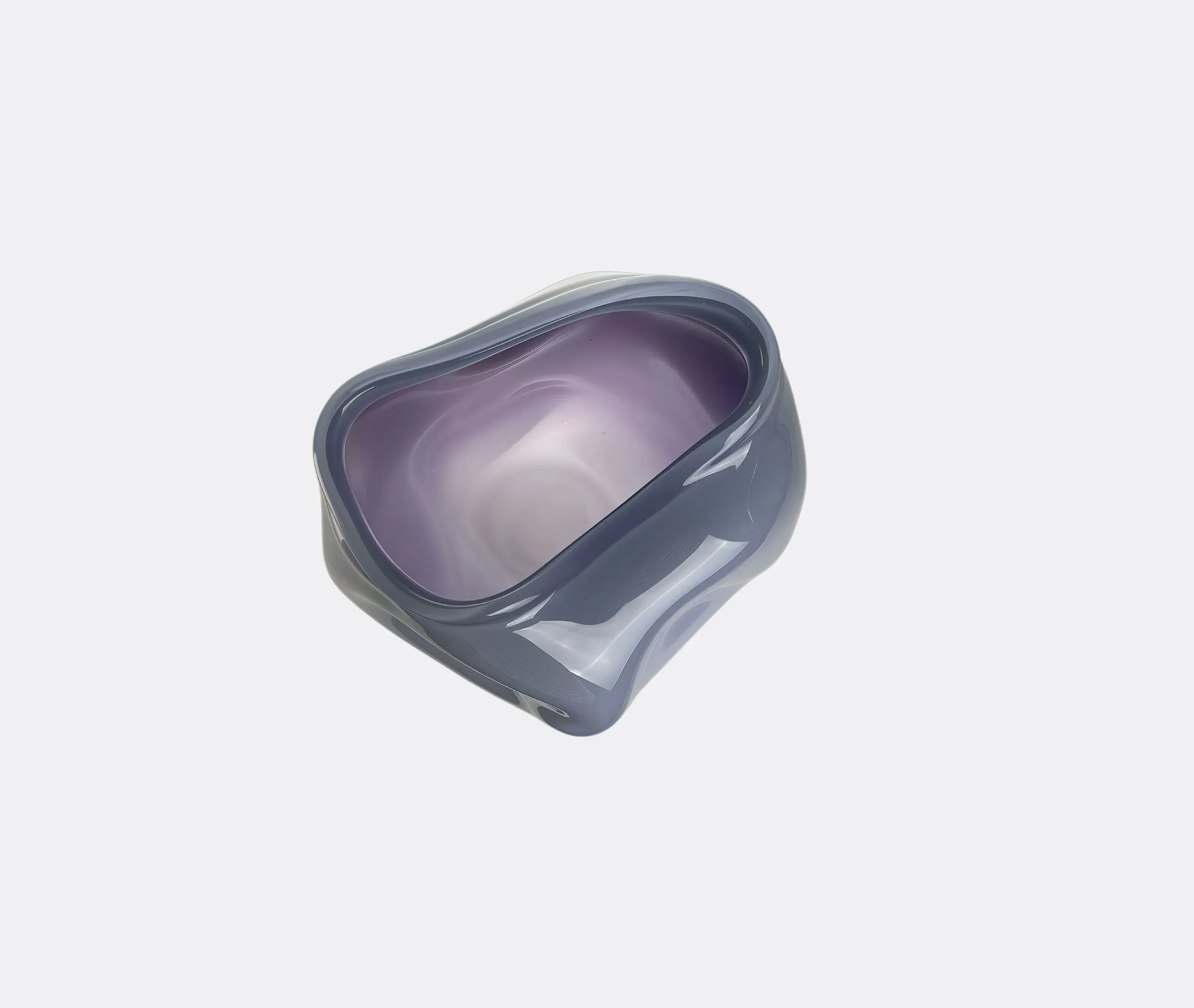 Meteorite Vase - Light Lavender, Glass