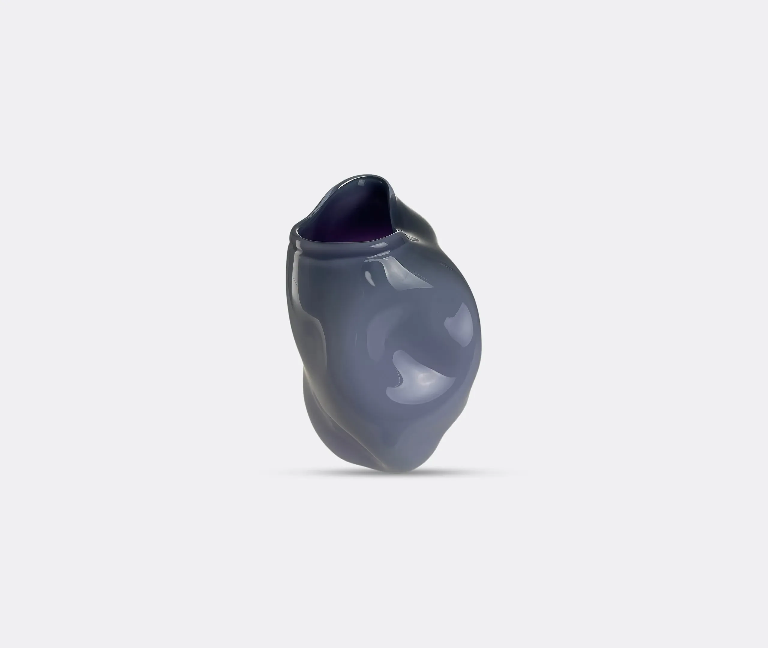 Meteorite Vase - Light Lavender, Glass