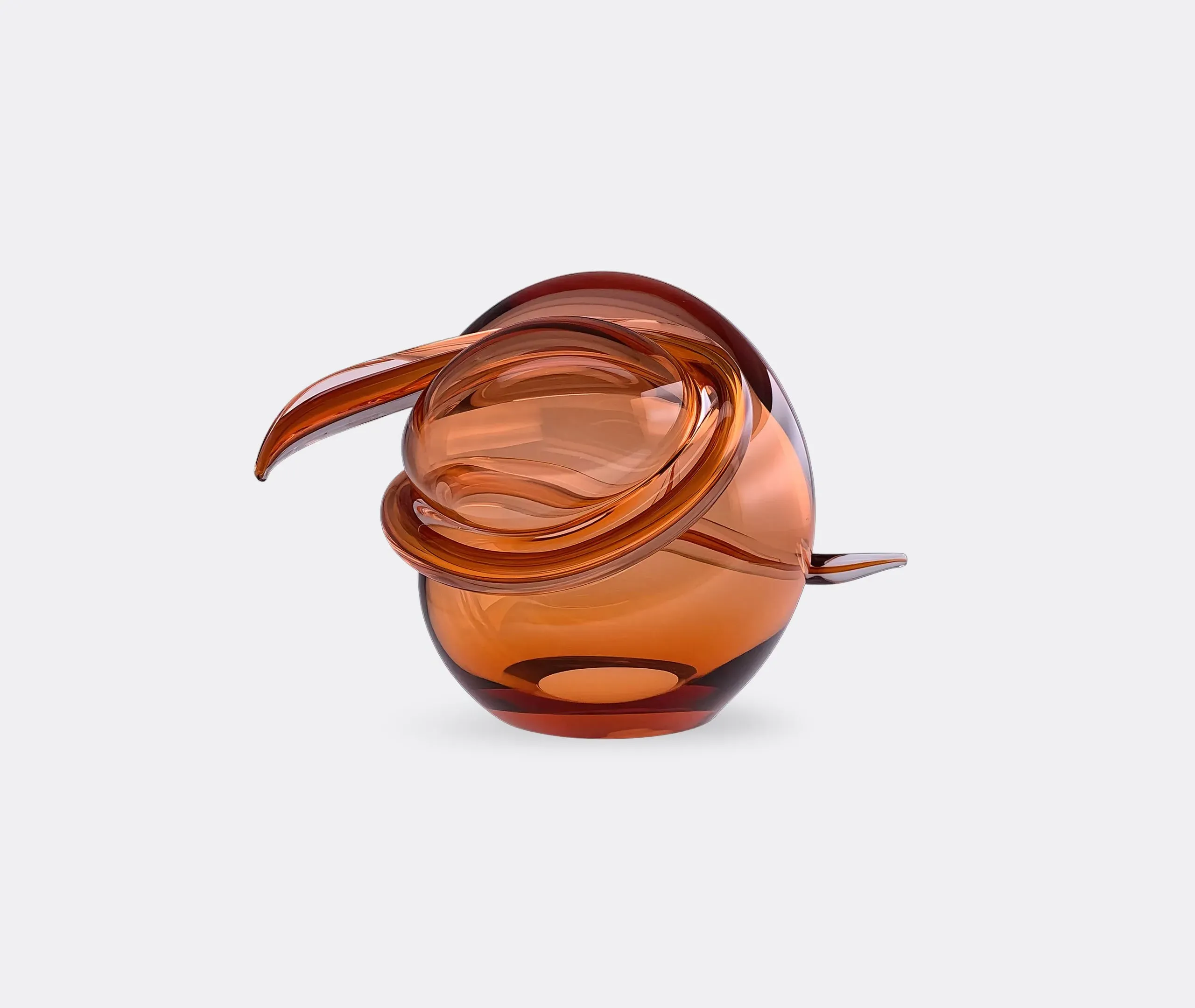 Tension Vase - Orange, Mouth-Blown Glass
