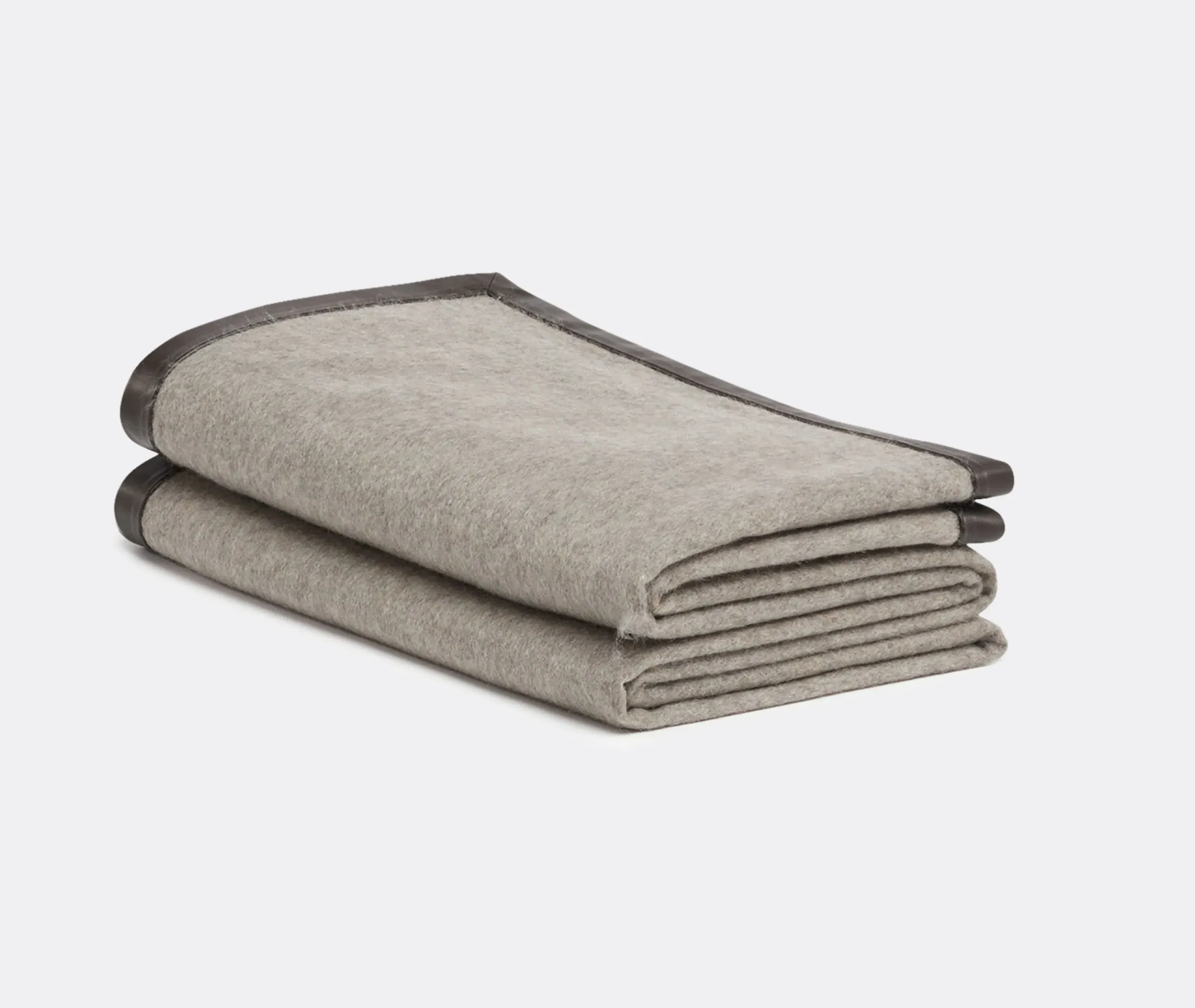 Salon Throw Blanket with Nappa Edging - Multicolor