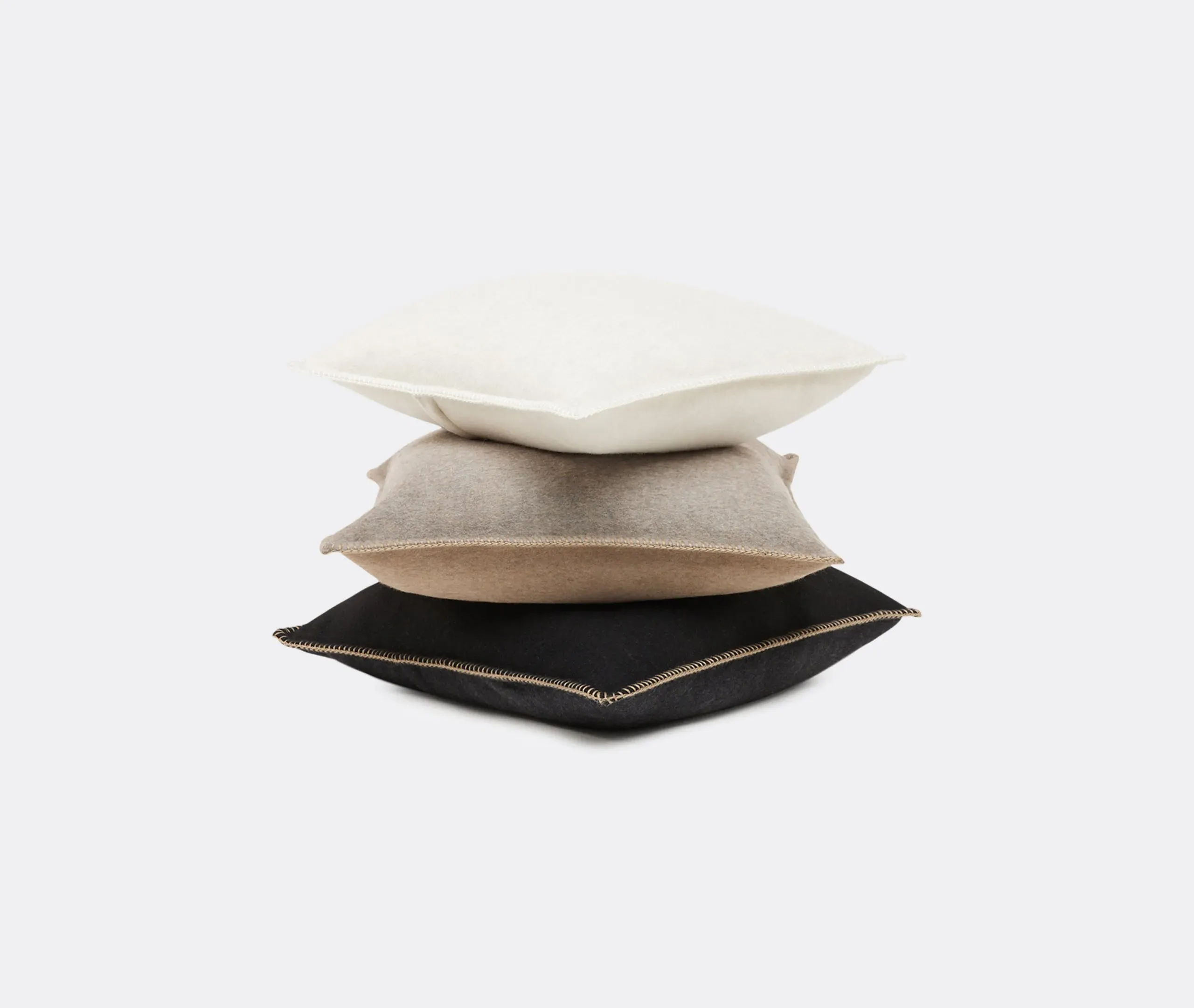Square Cushion with Padding - Pearl, Cashmere