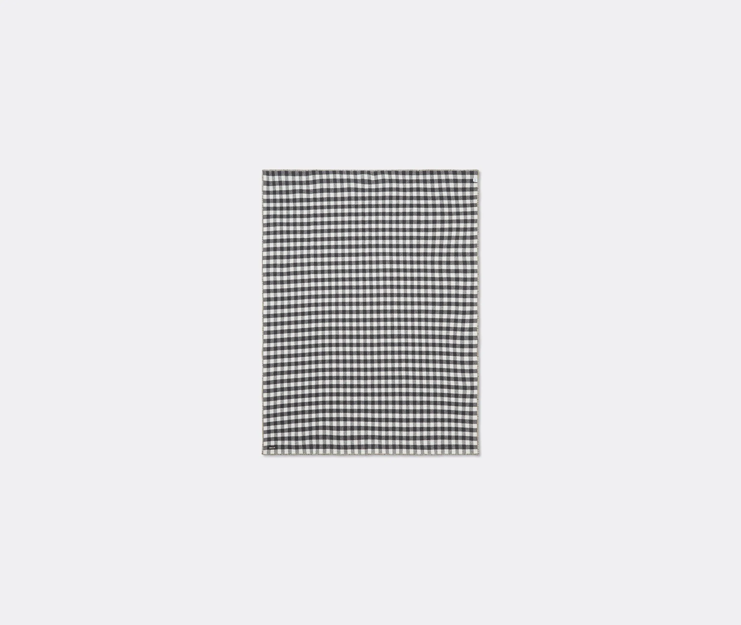Throw Blanket with Check Pattern - Multicolor, Cashmere