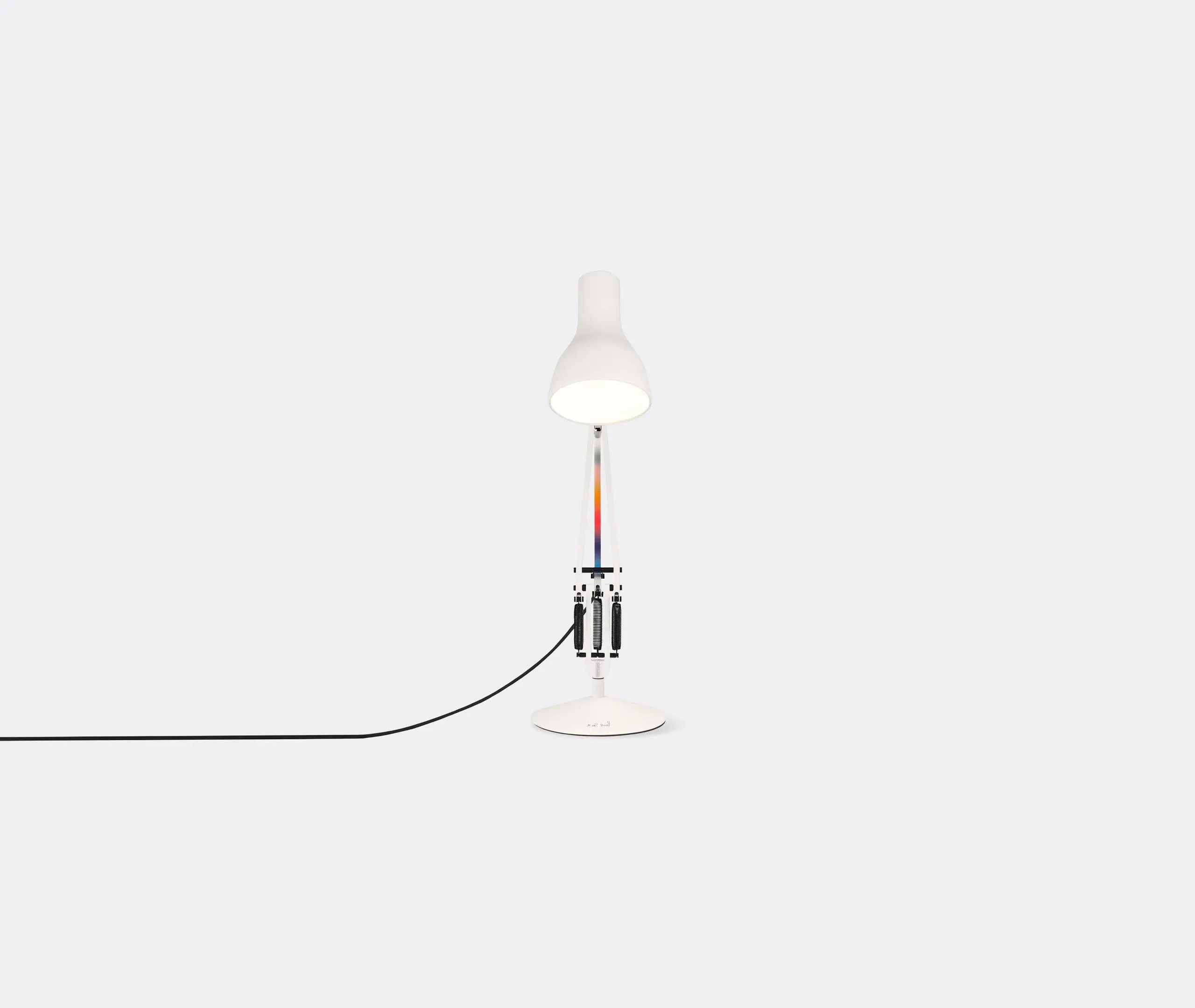 Desk Lamp with EU Plug - White, Aluminum