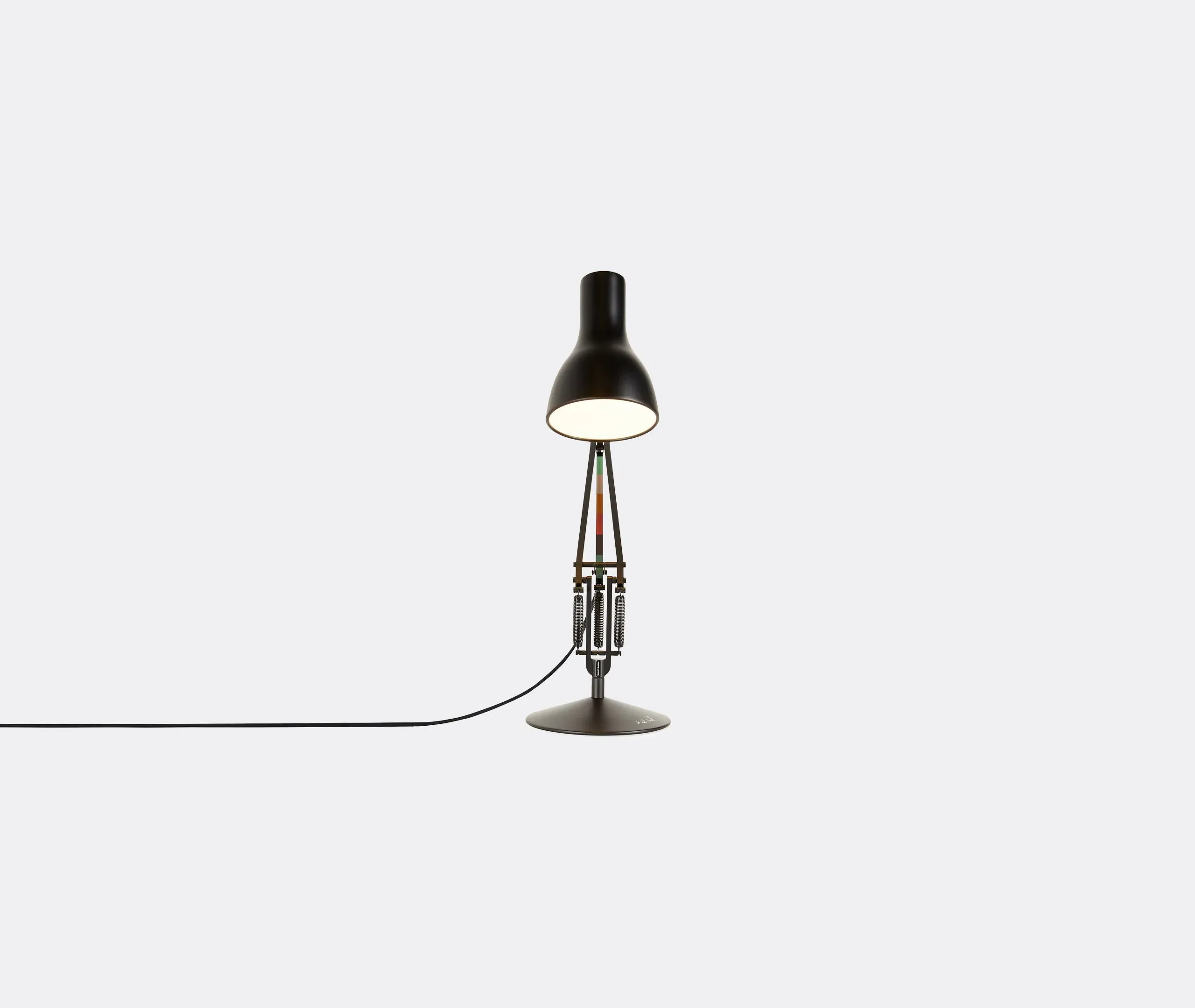 Full Size Desk Lamp with Adjustable Arm - Black