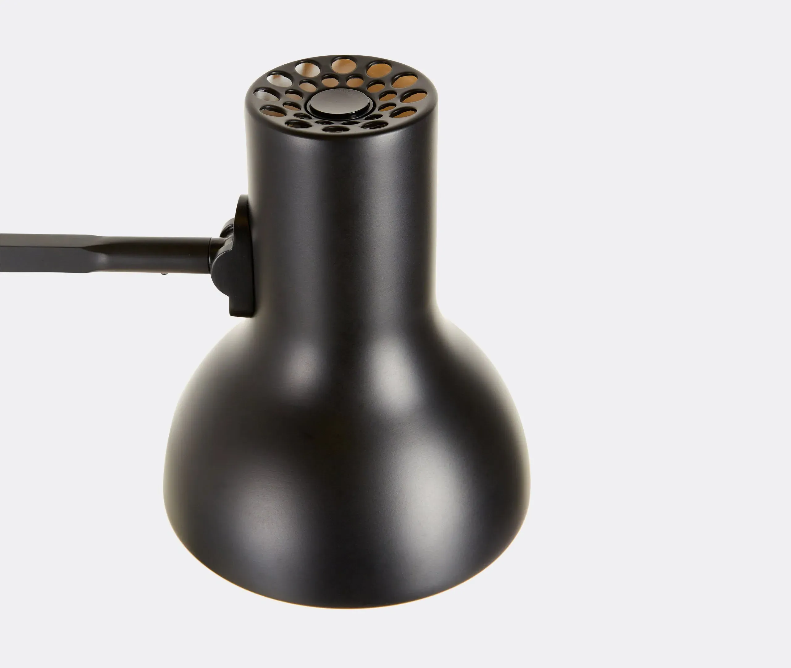 Mini Desk Lamp with Adjustable Arm - Black