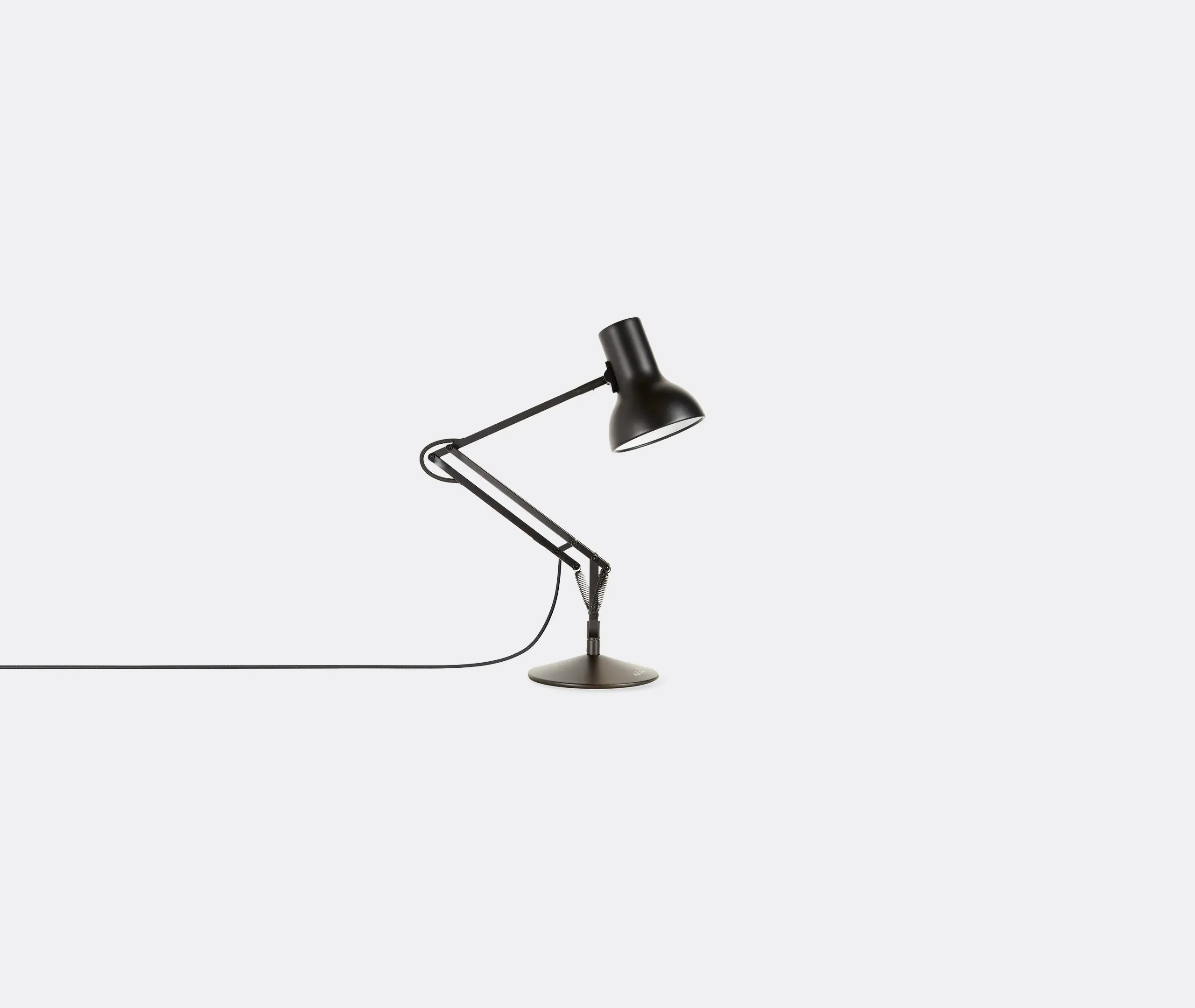 Mini Desk Lamp with Adjustable Arm - Black image
