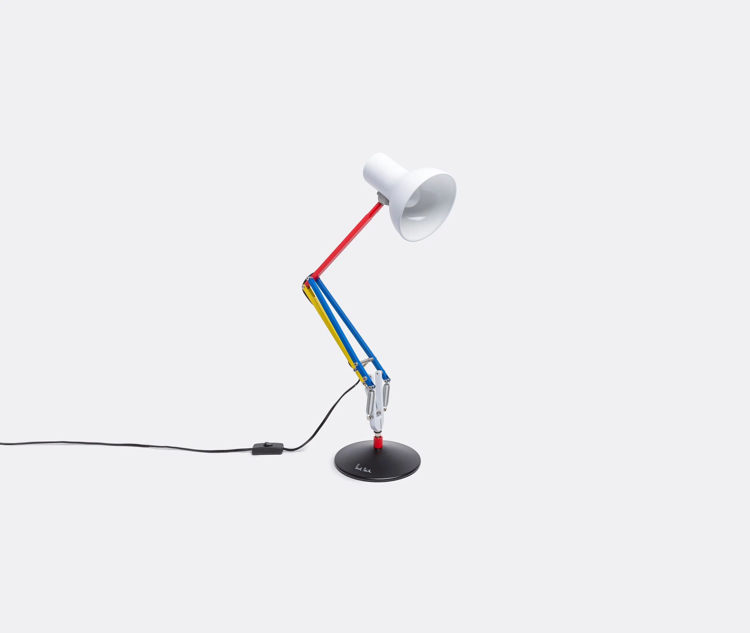 Mini Desk Lamp with Adjustable Arm - Multicoloured