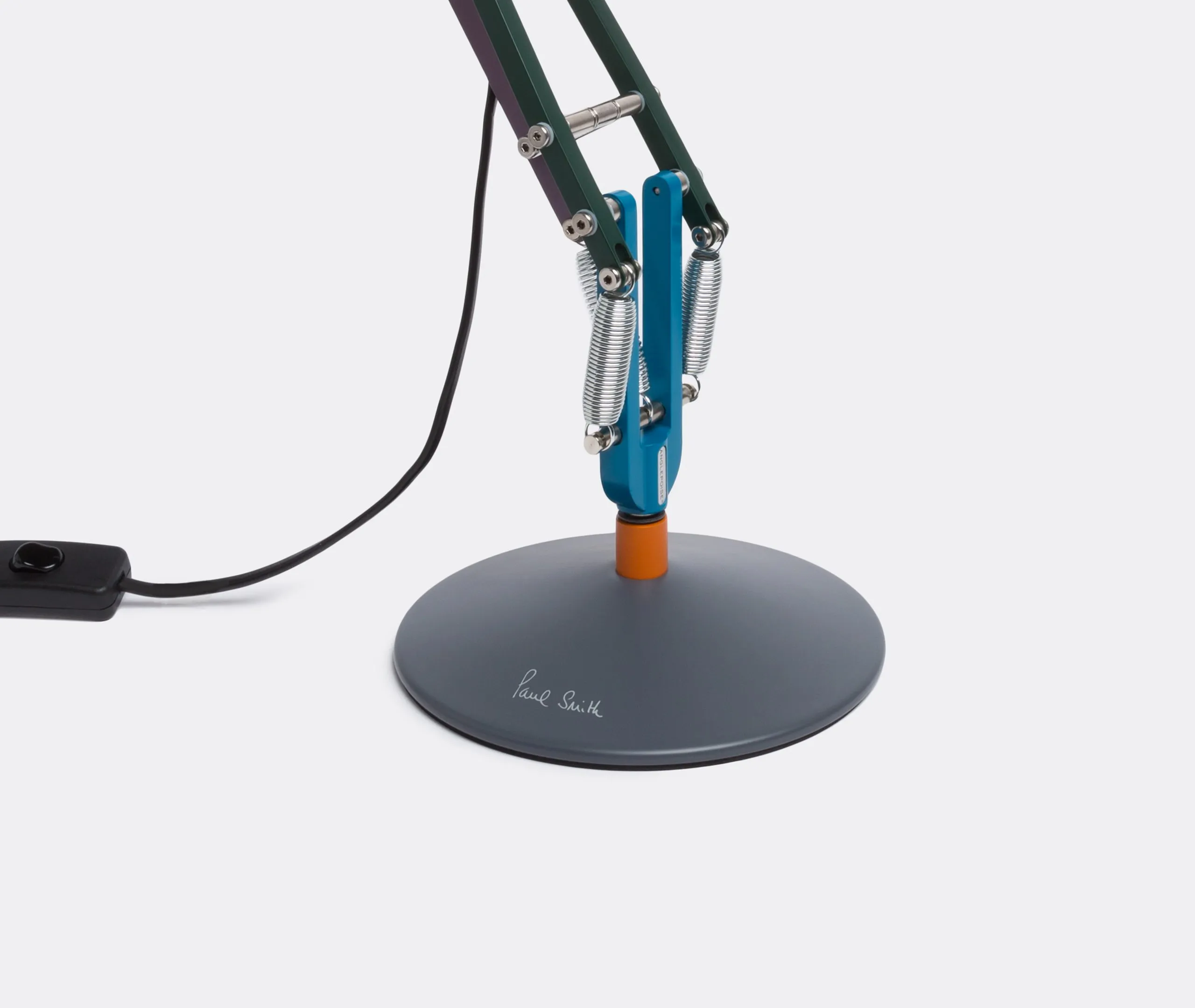 Mini Desk Lamp with Adjustable Arm - Multicoloured