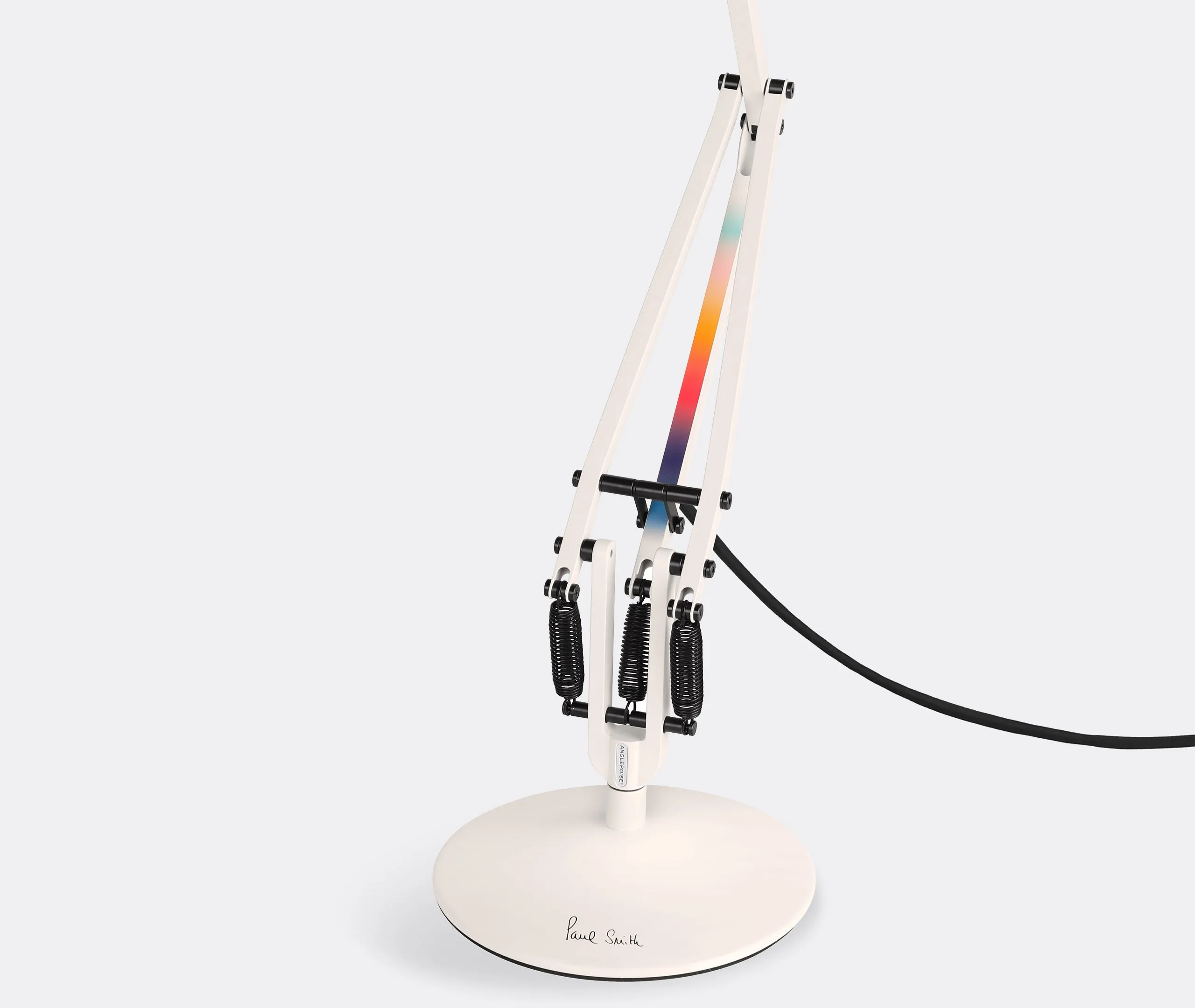 Mini Desk Lamp with UK Plug - White, Aluminum