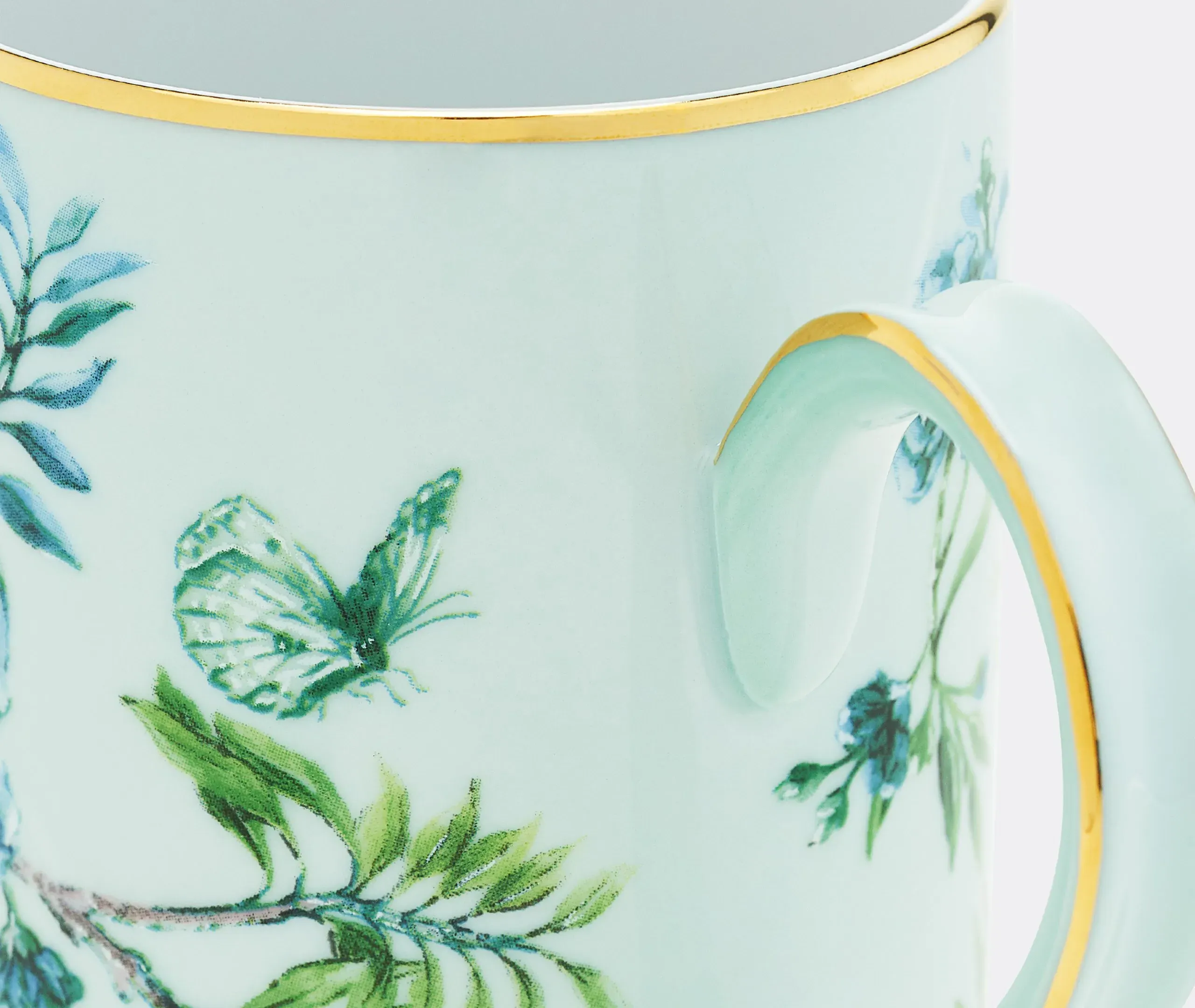 Botanical Mug - Green, Porcelain