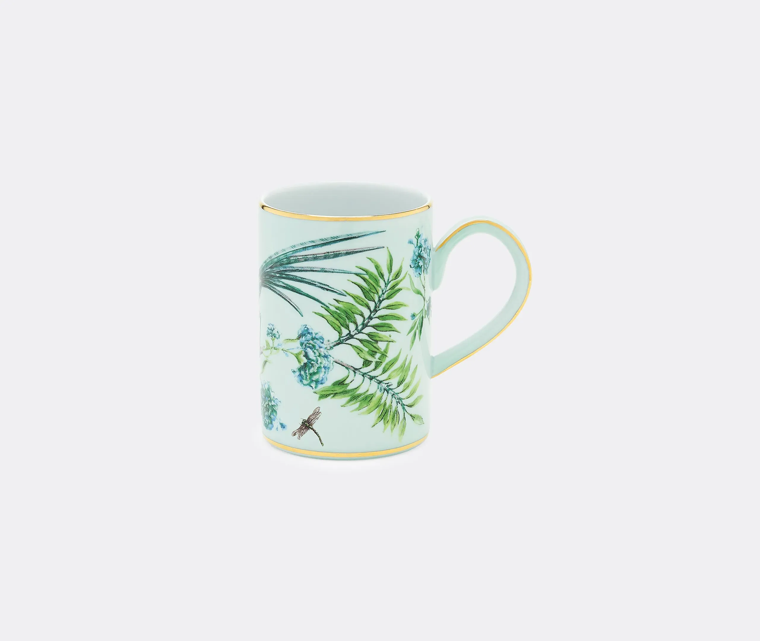 Botanical Mug - Green, Porcelain