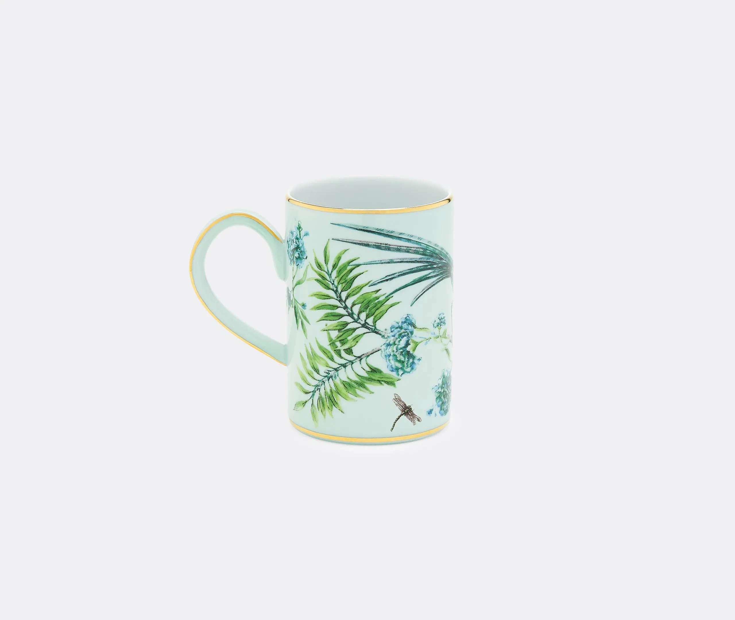 Botanical Mug - Green, Porcelain