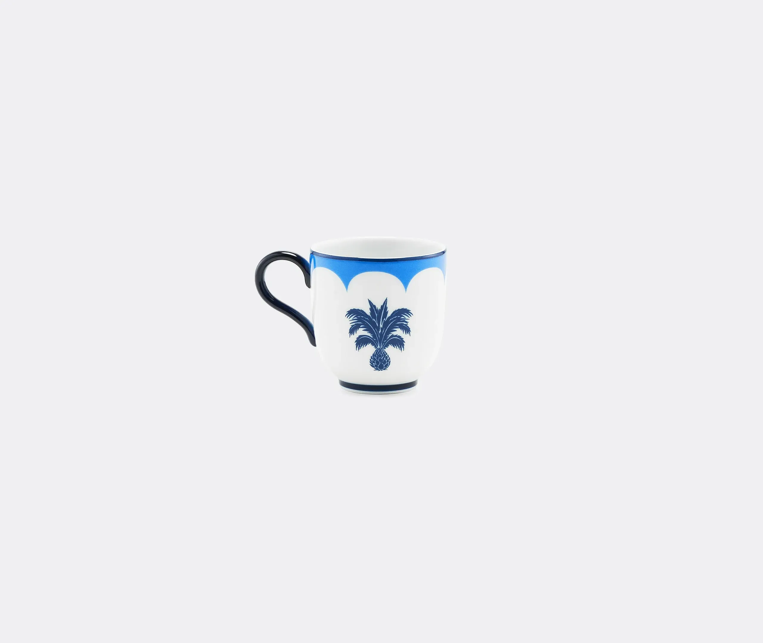 Coffee Cup & Saucer Set of 2 - Blue, Ceramic
