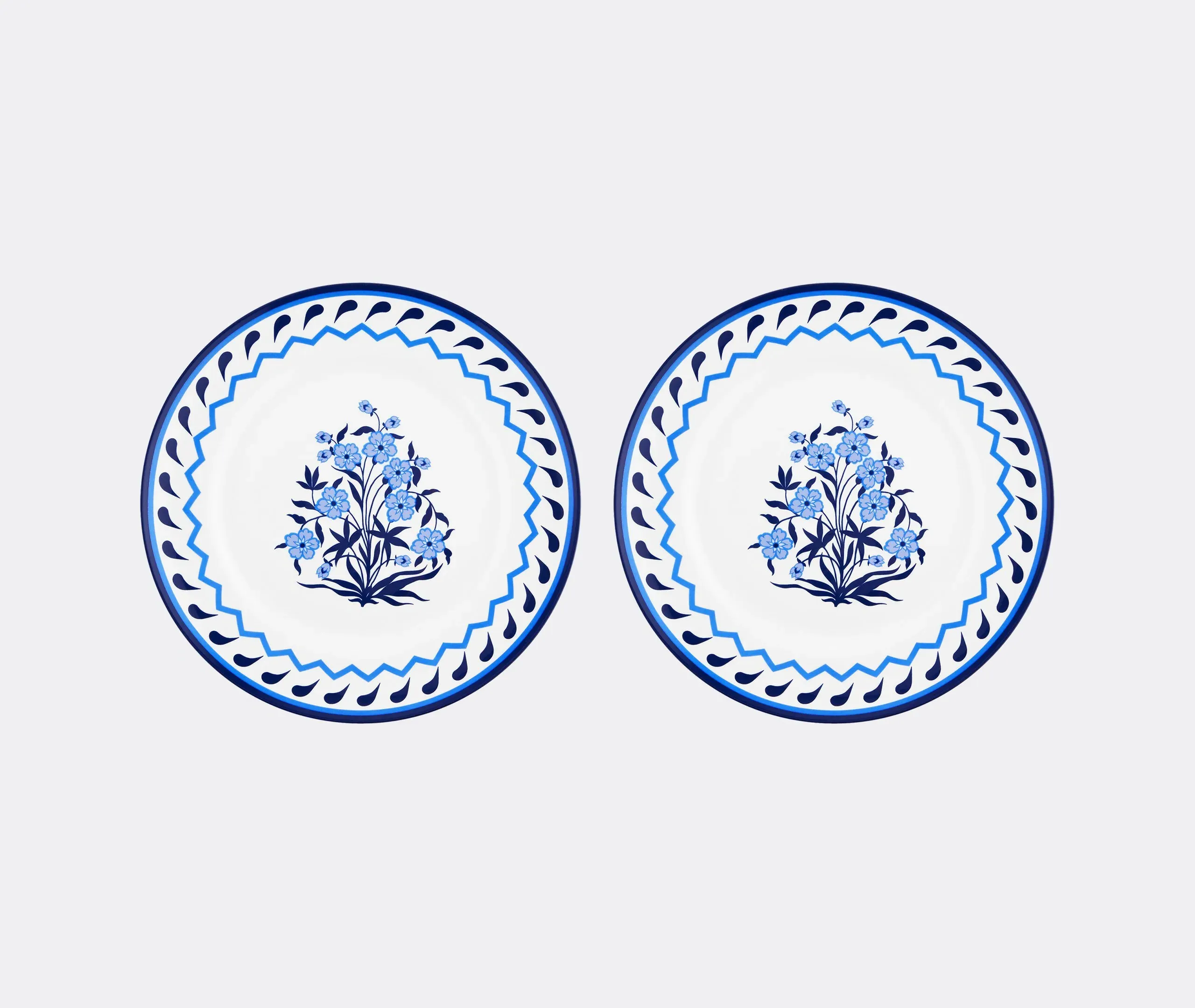 Dinner Plate Set of Two - Blue, Ceramic image