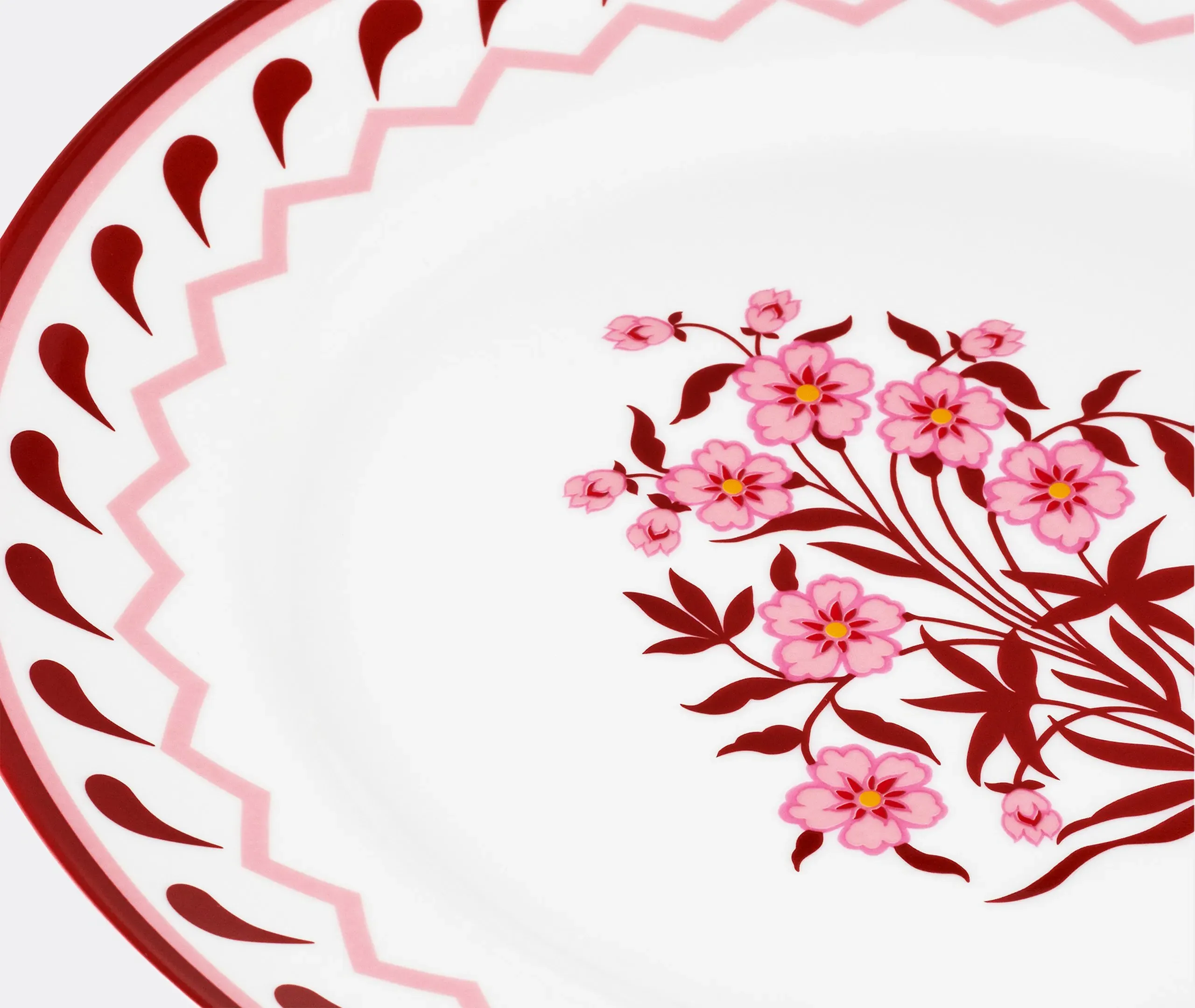 Dinner Plate Set of Two - Multicolor, Ceramic