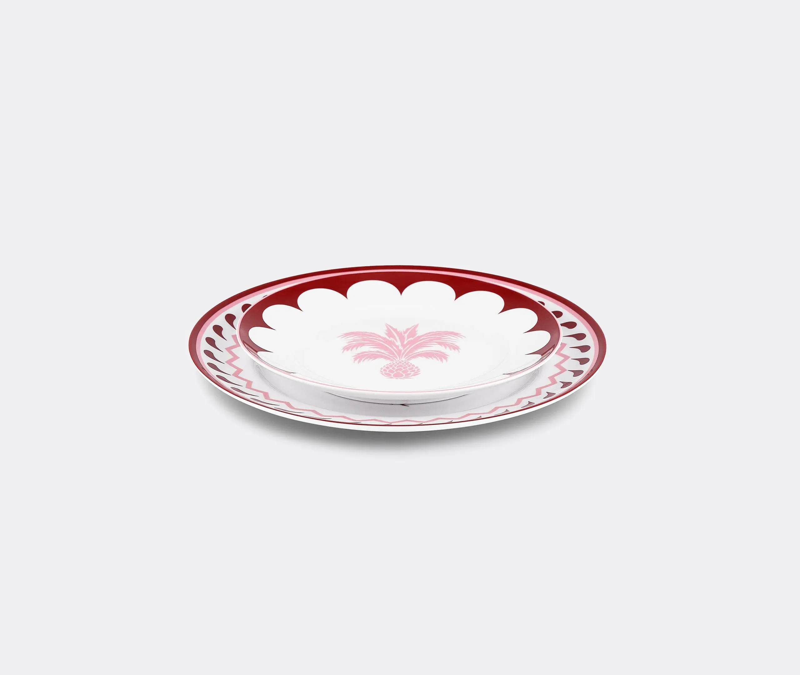 Dinner Plate Set of Two - Multicolor, Ceramic