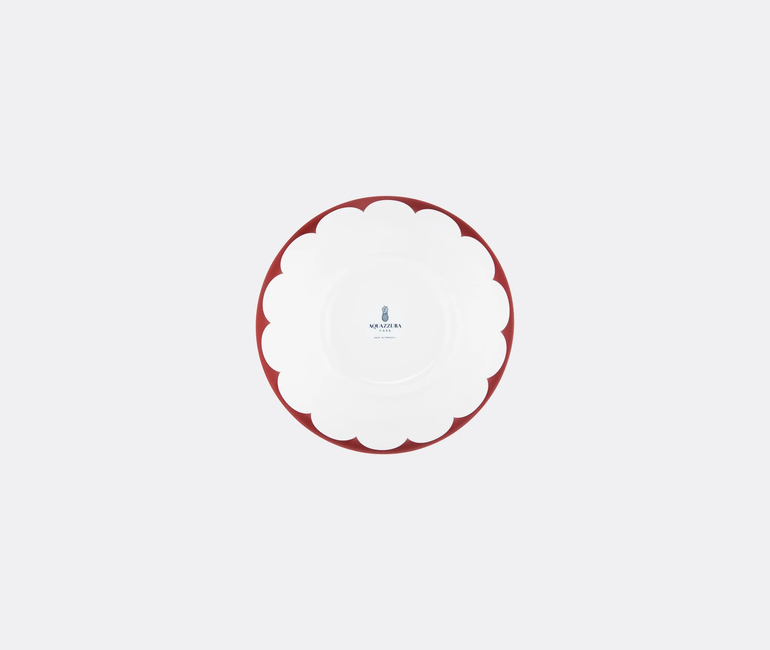 Salad Bowl with Pineapple Emblem - Multicolor