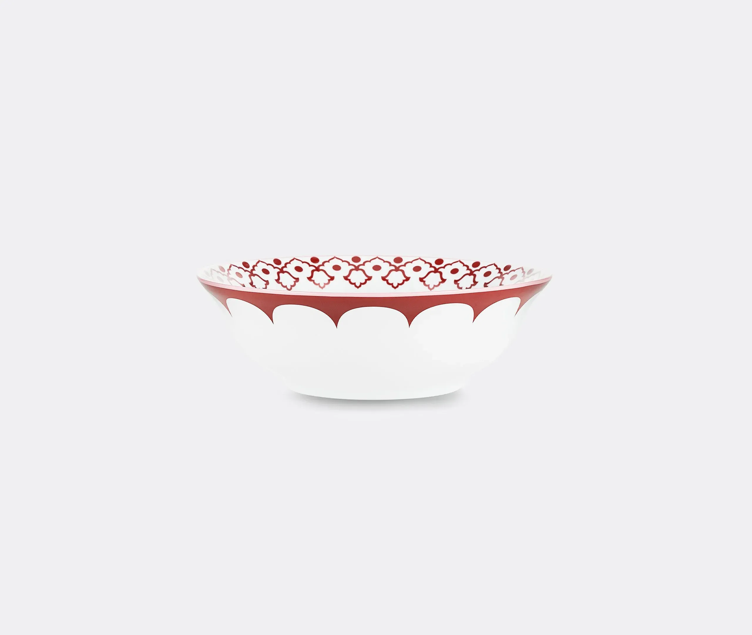 Salad Bowl with Pineapple Emblem - Multicolor