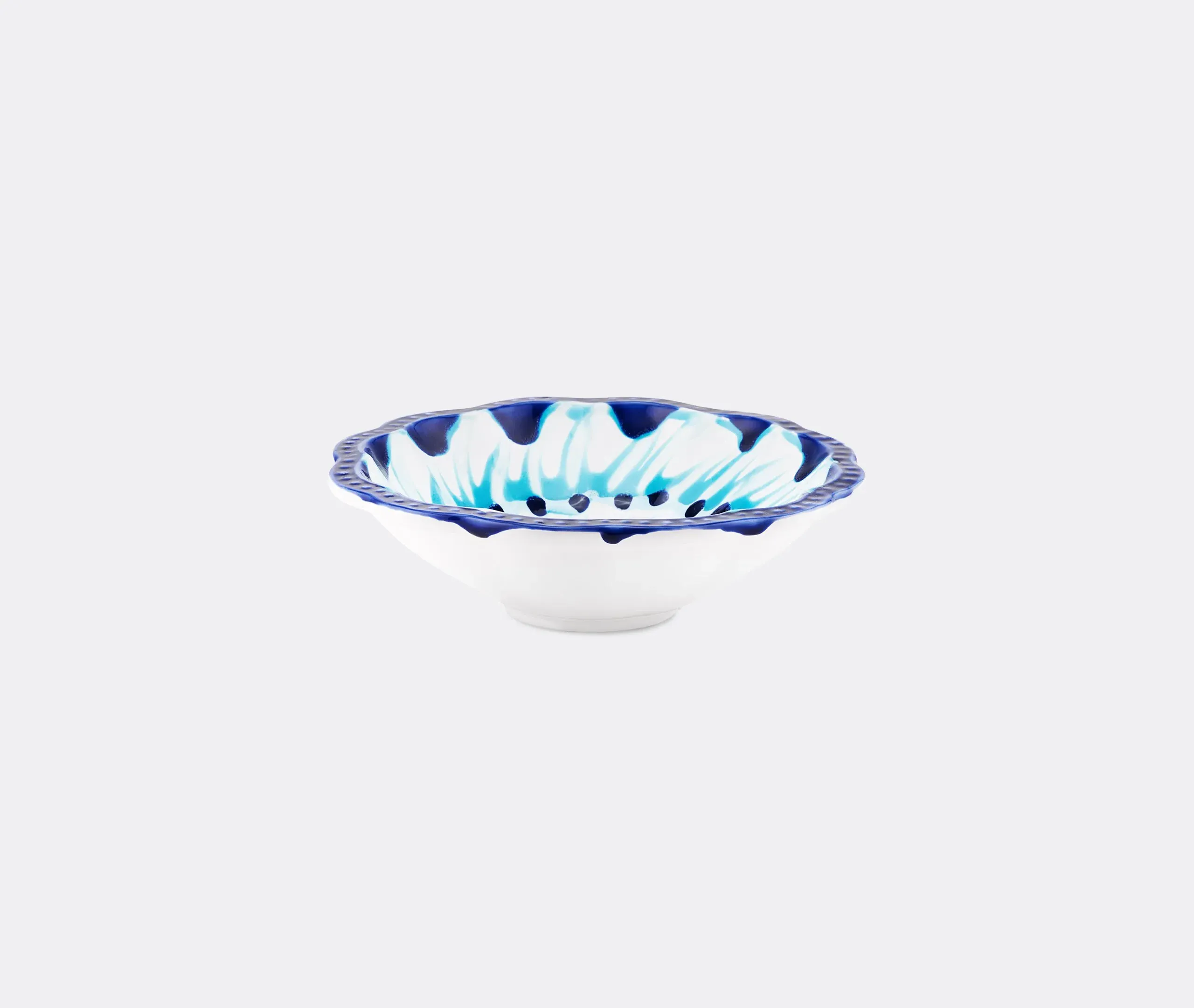 Soup Plate Set of 2 - Blue, Ceramic