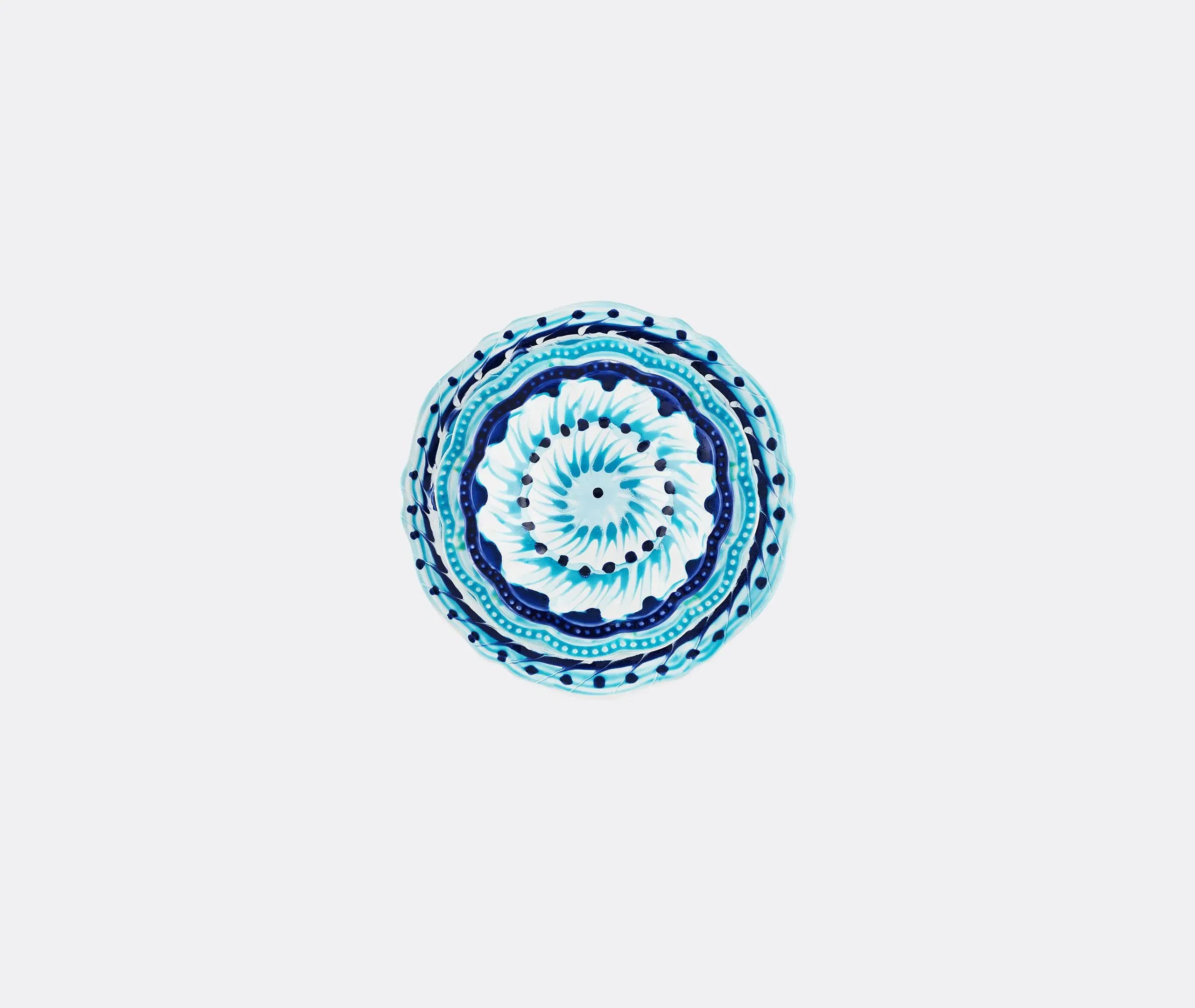 Soup Plate Set of 2 - Blue, Ceramic