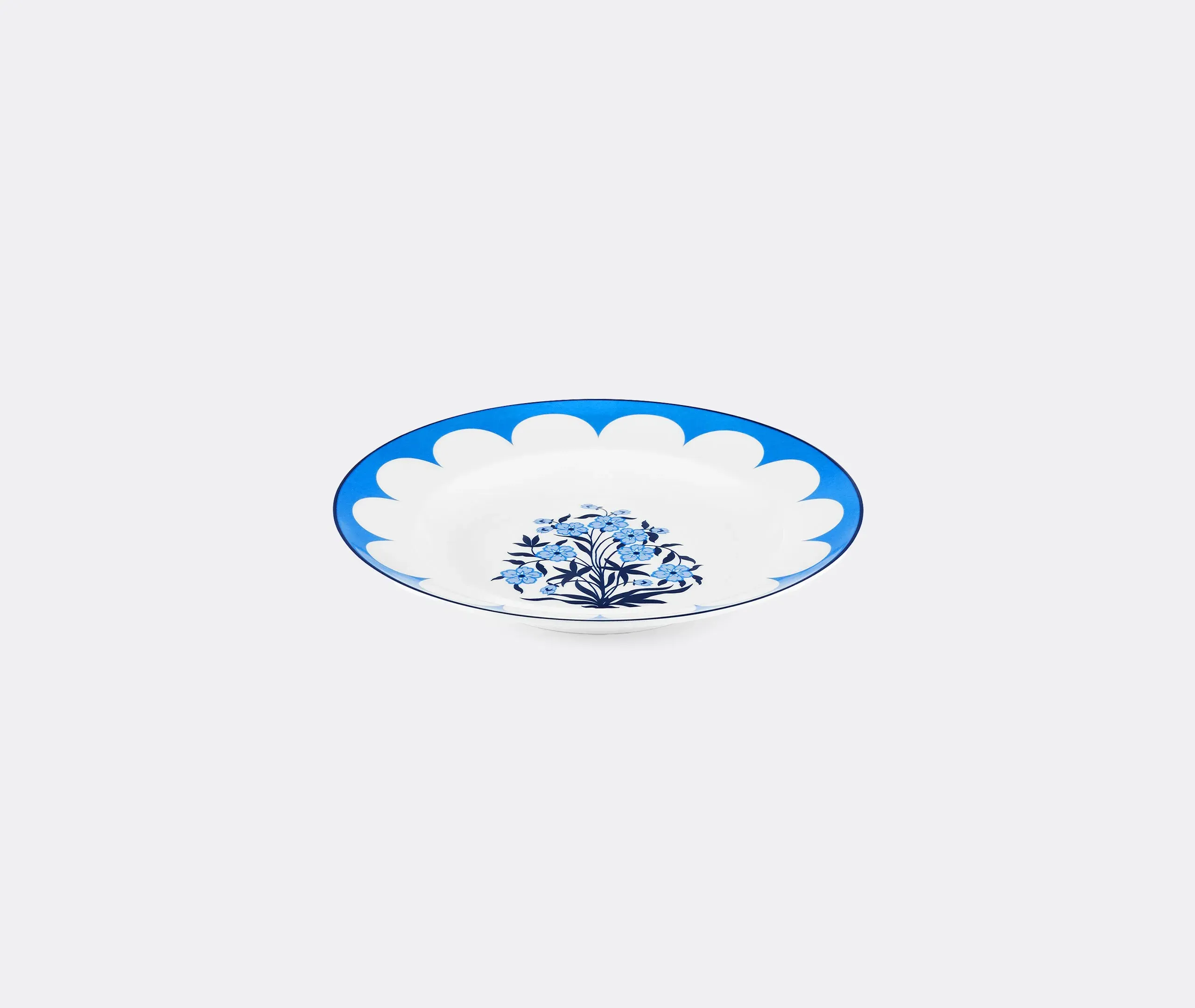 Soup Plate Set of 2 - Blue, Ceramic