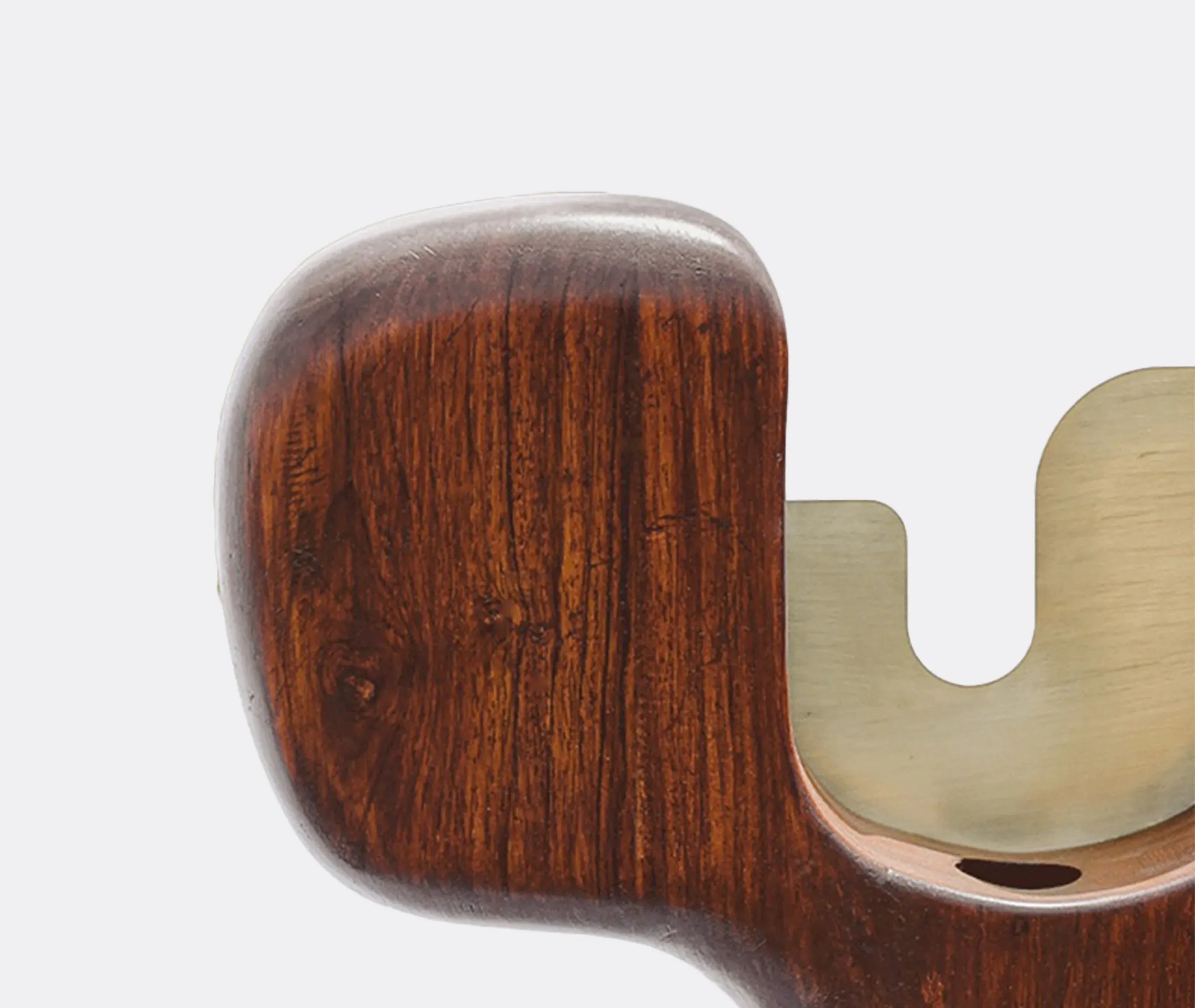 Sculptural Vase 01 - Natural, Teak Wood