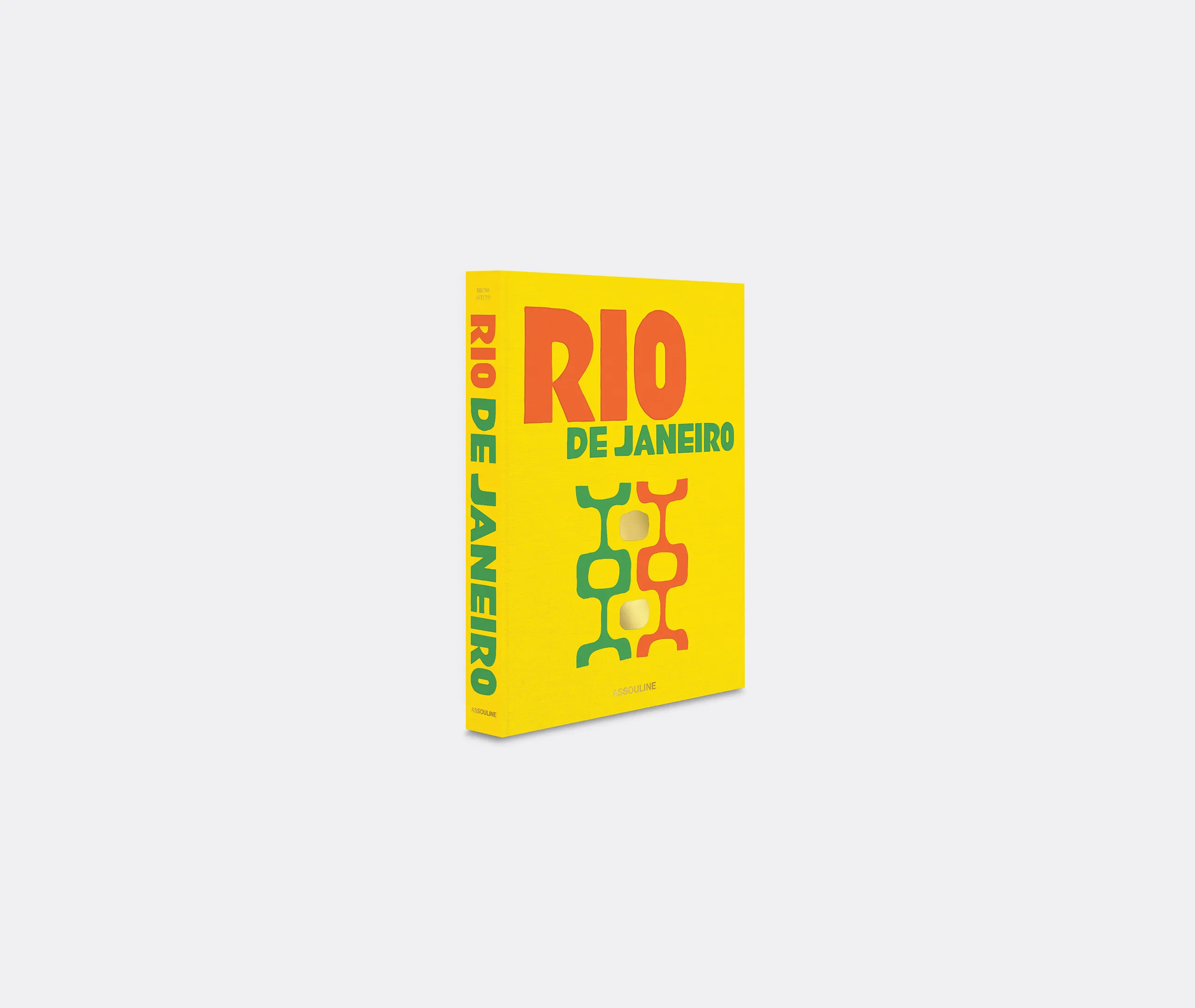 Rio de Janeiro Hardcover Book - Yellow, Silk alternate view