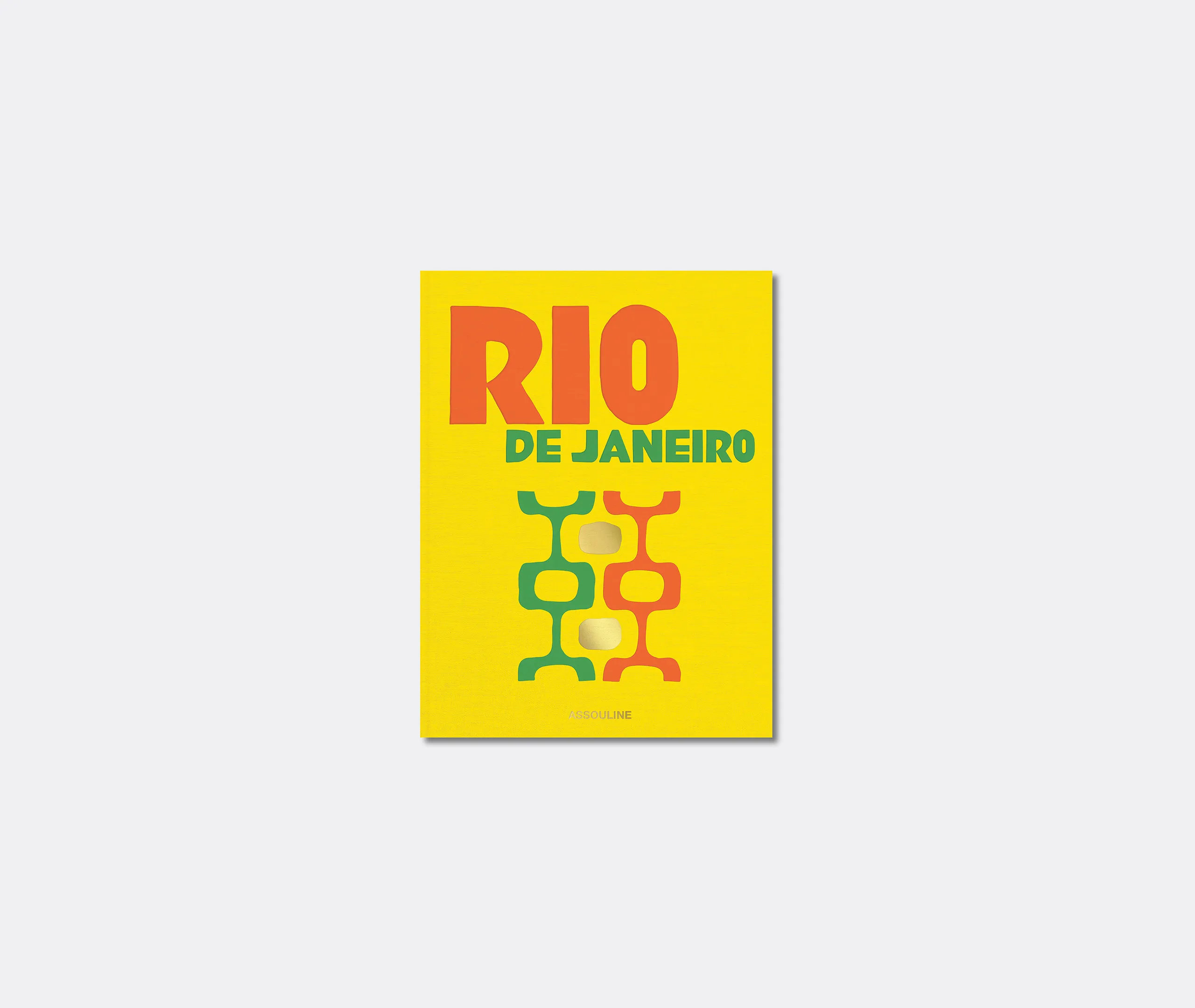 Rio de Janeiro Hardcover Book - Yellow, Silk product