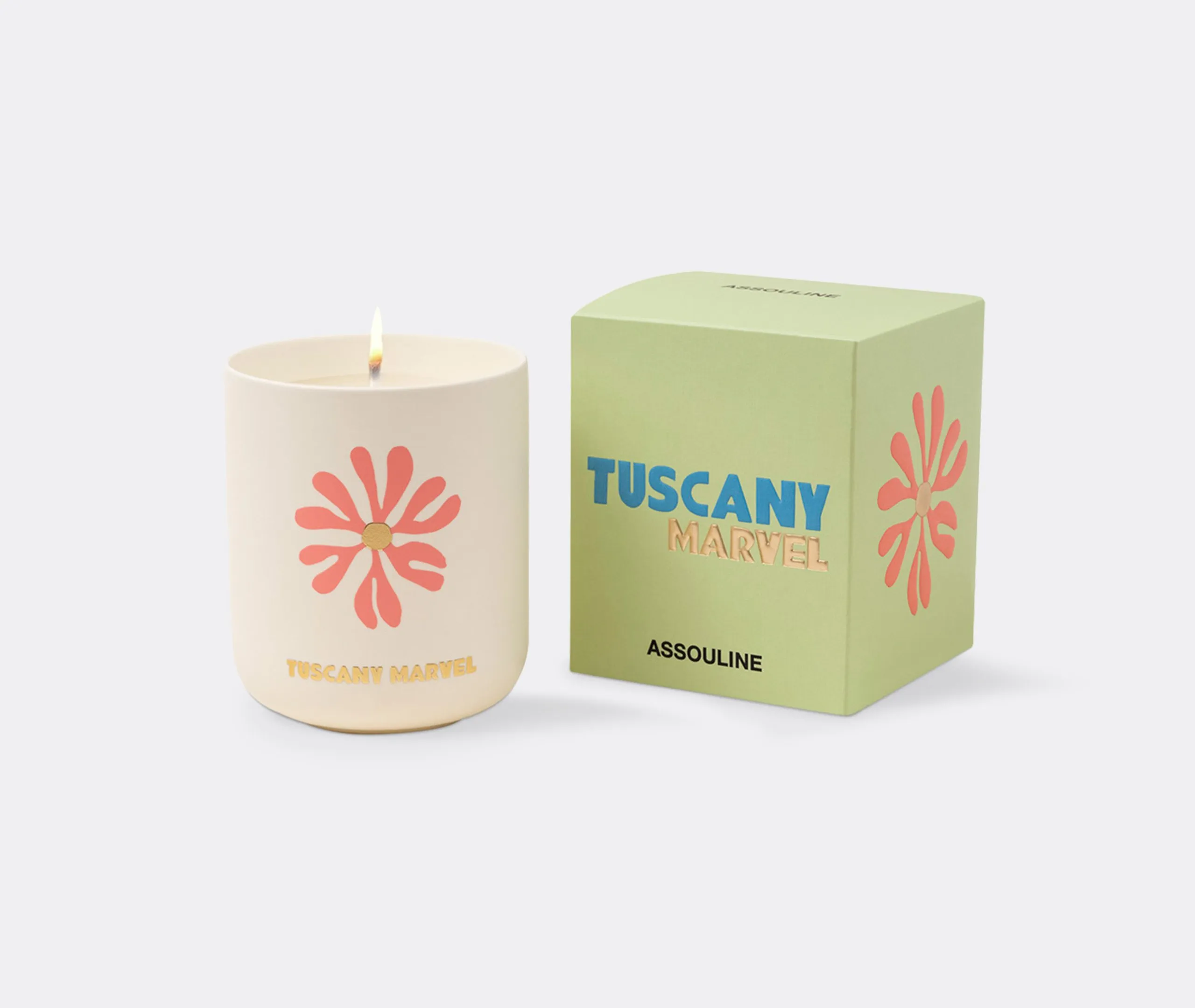 Tuscany Travel Candle - White, Ceramic