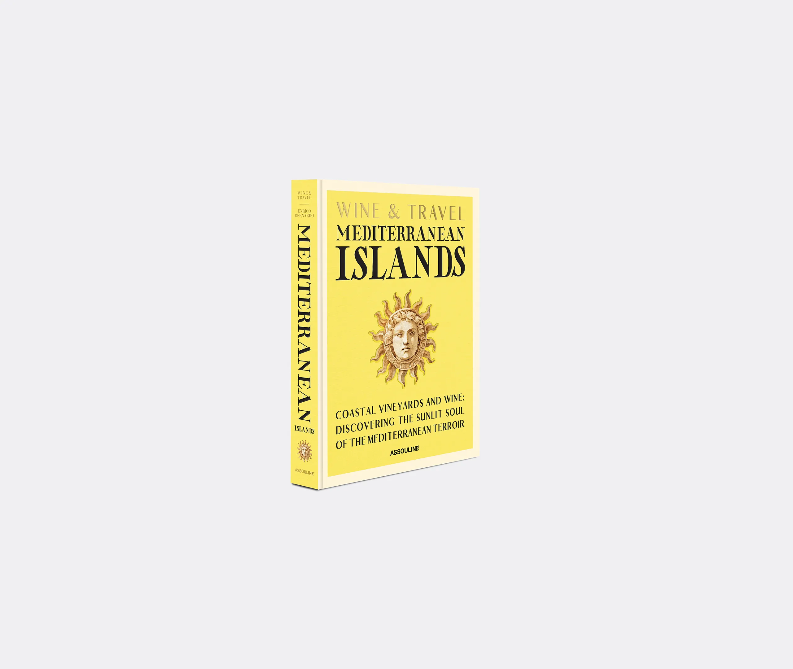 Wine & Travel Mediterranean Islands Book - Yellow, Linen alternate view