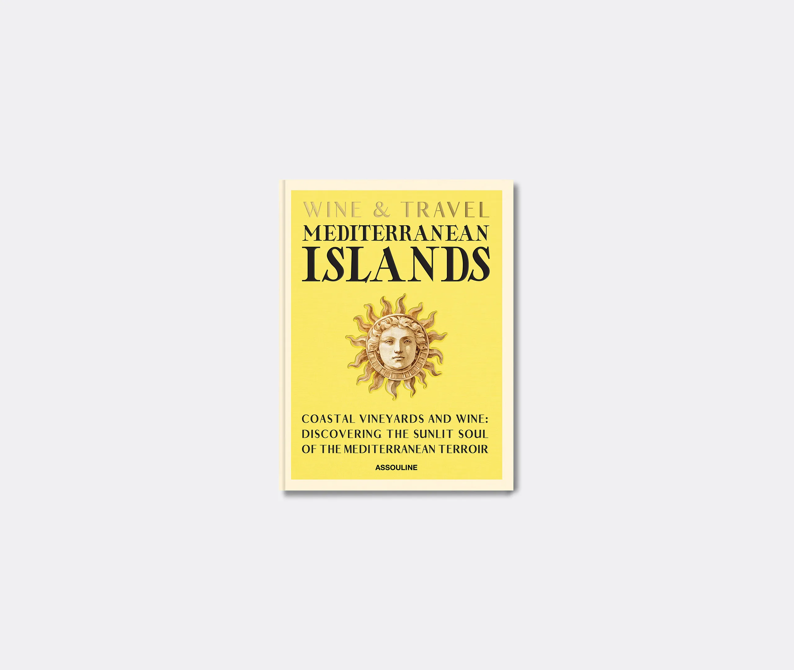 Wine & Travel Mediterranean Islands Book - Yellow, Linen product