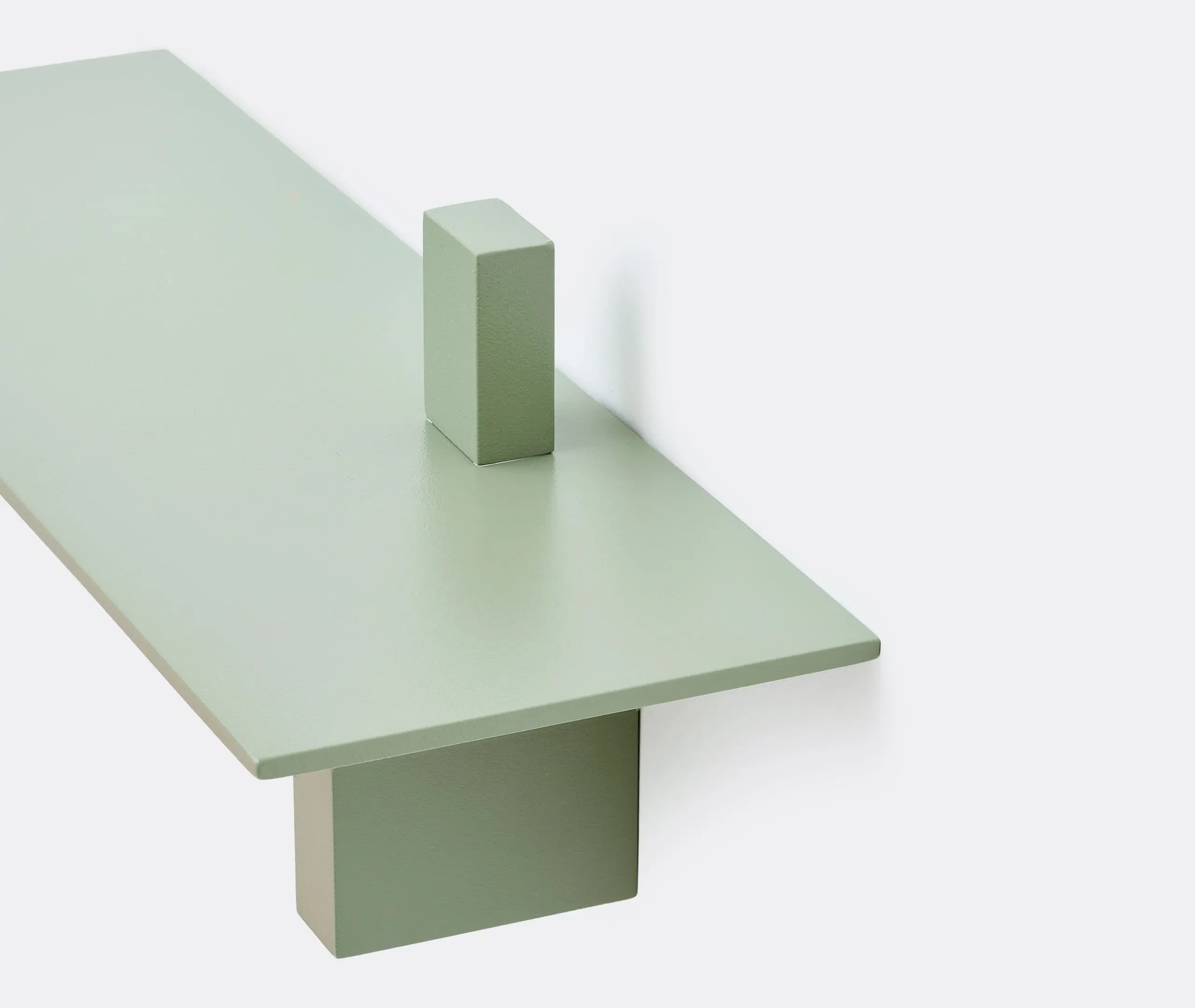 Two-Part Display Shelf - Cement Grey