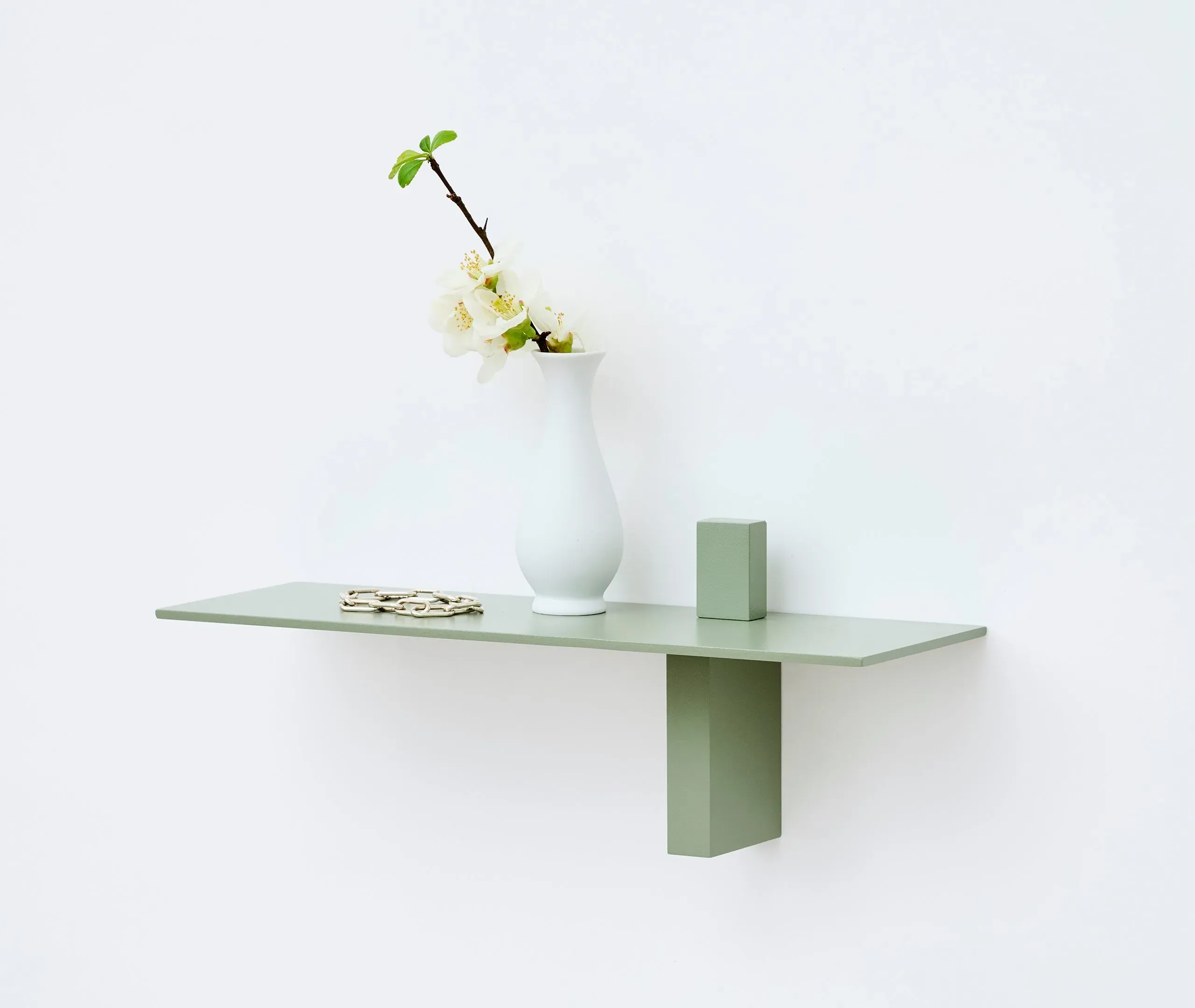 Two-Part Display Shelf - Cement Grey