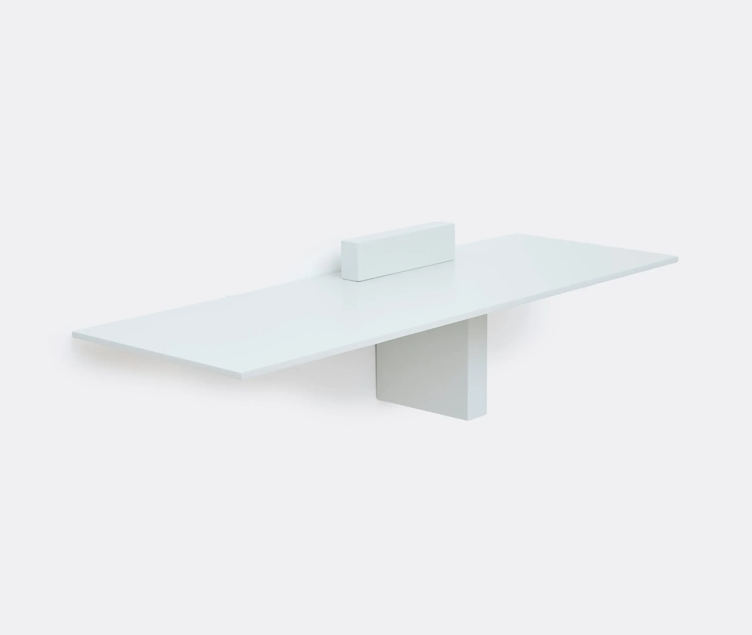 Two-Part Display Shelf - Light Grey